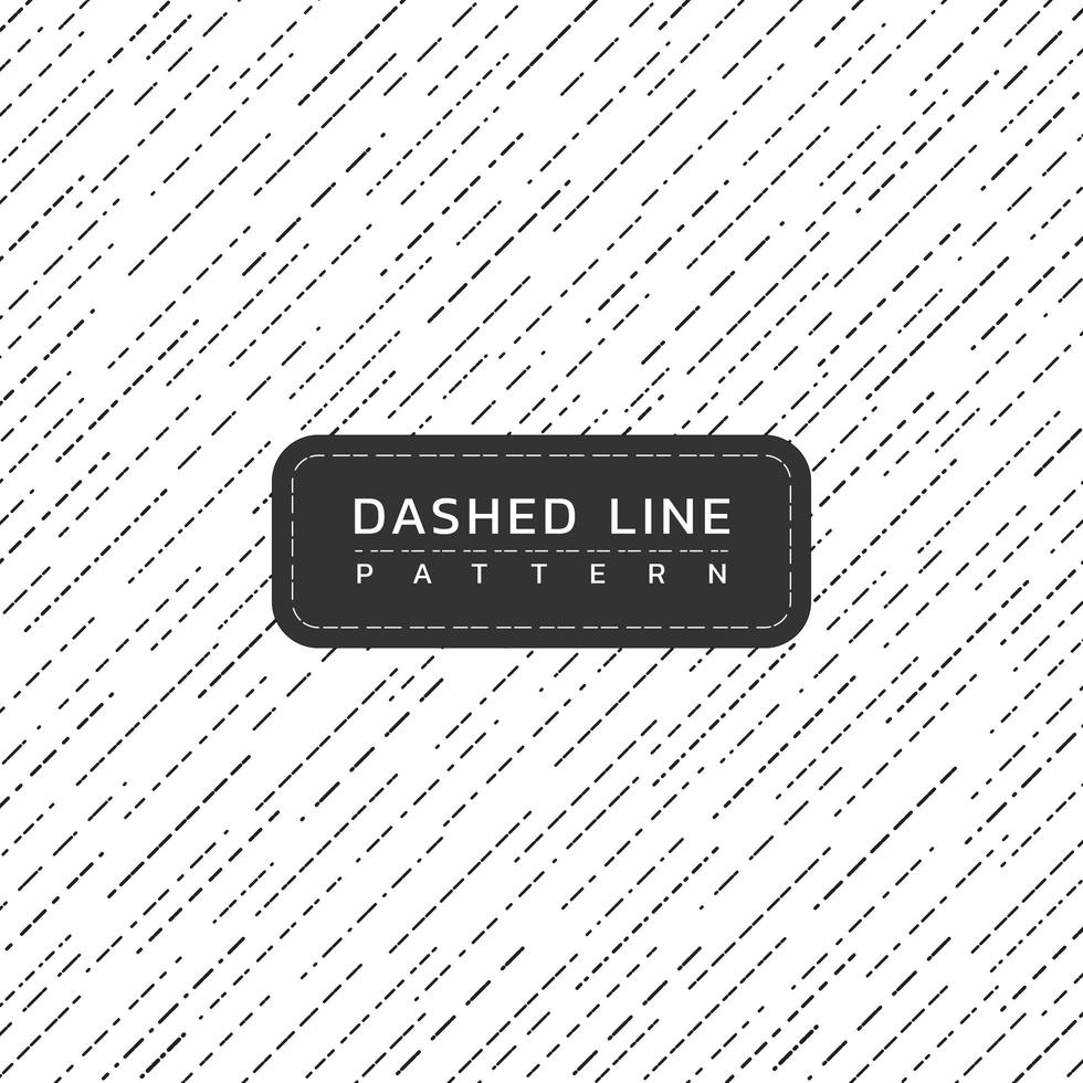 Dashed line pattern vintage design vector