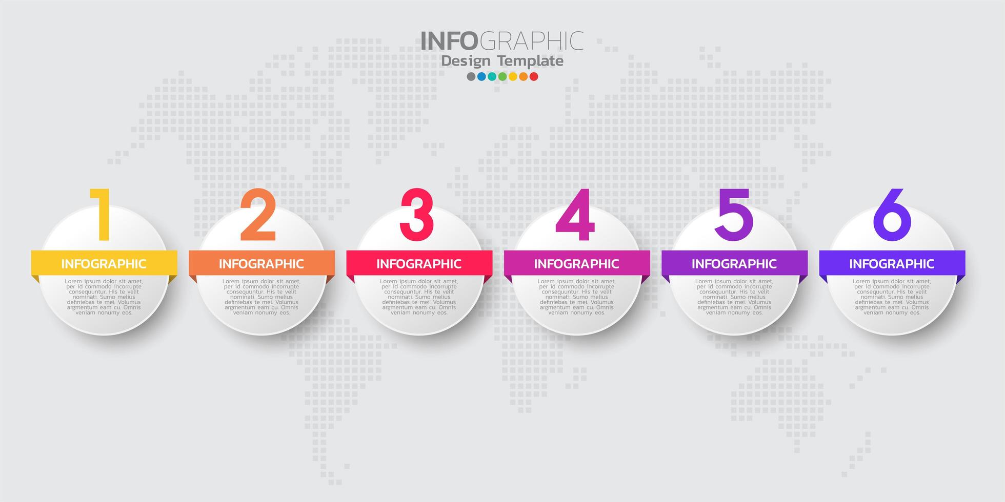 Infographic elements for content, diagram, flowchart, steps, parts, timeline, workflow, chart. vector