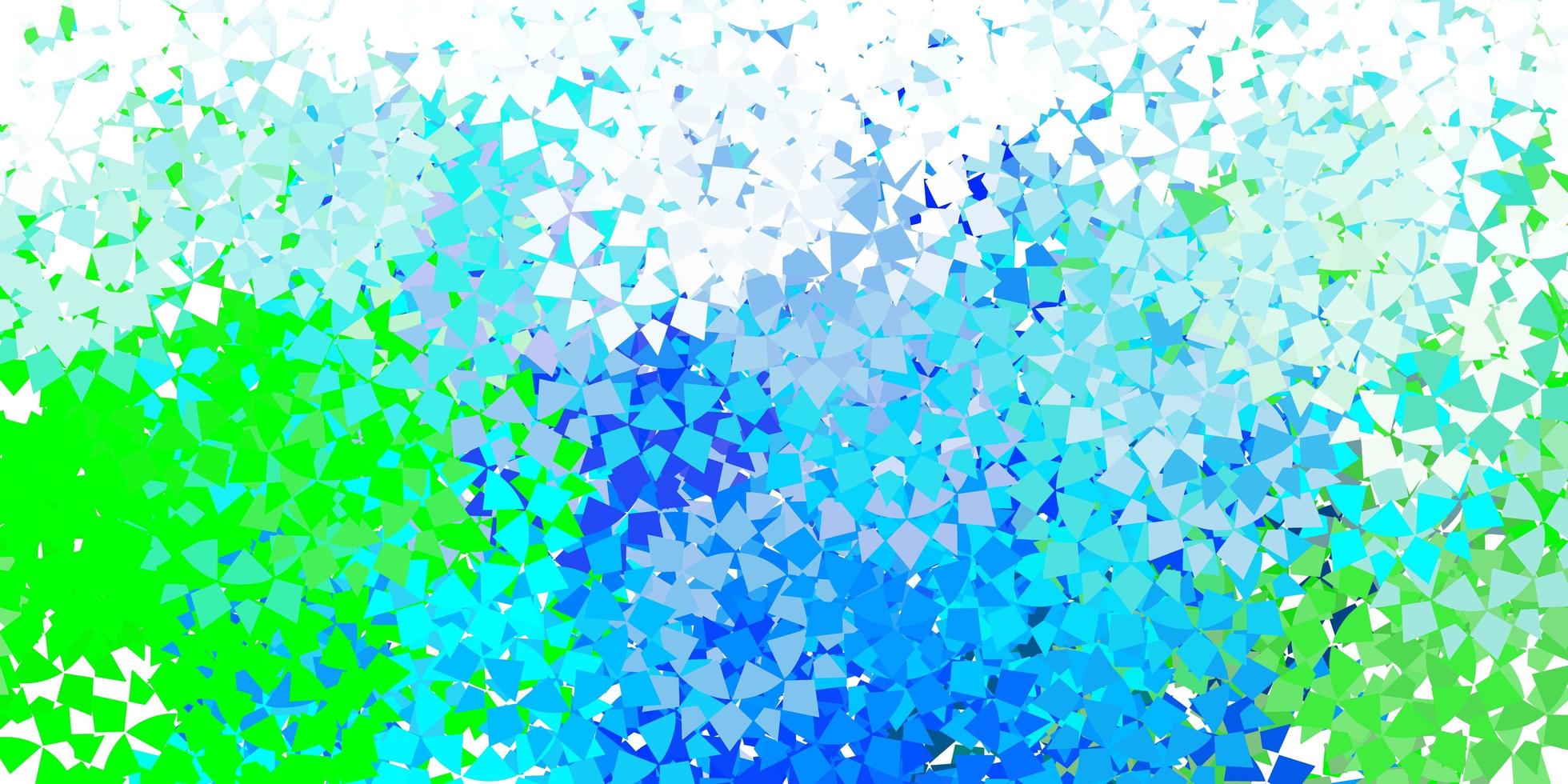 textura de vector azul claro con estilo triangular.