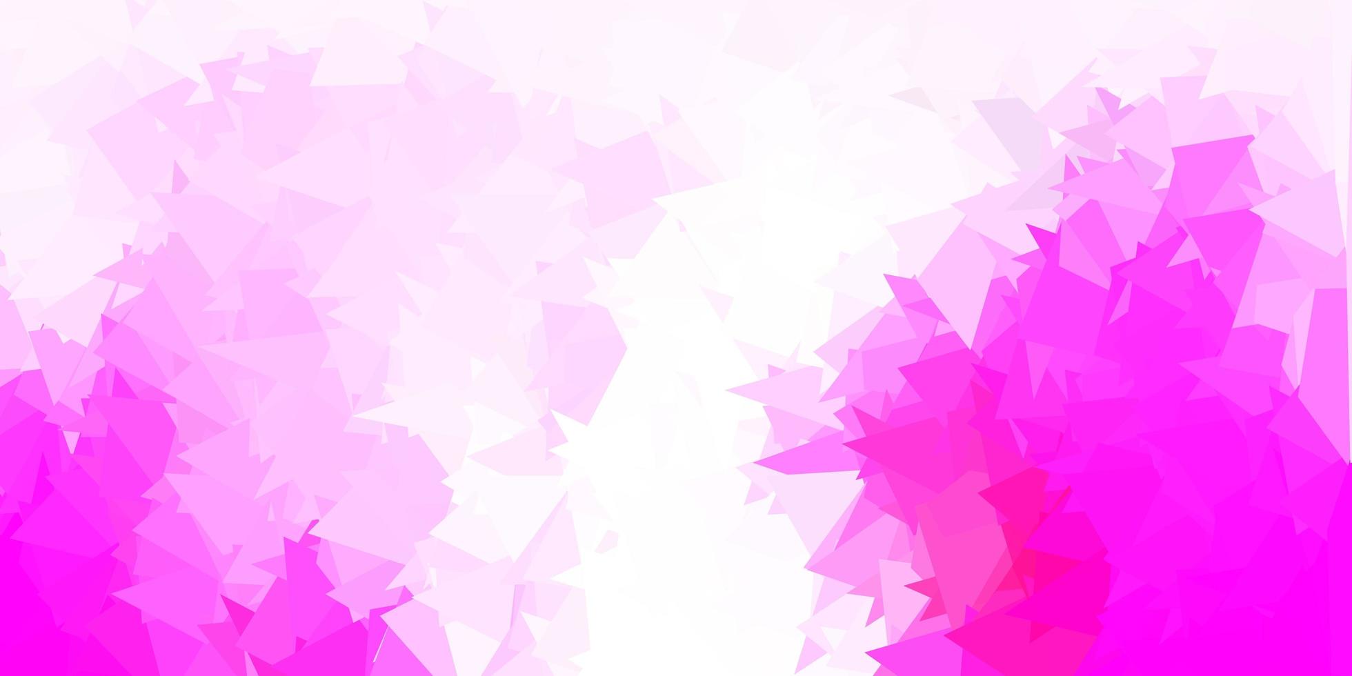 Light pink vector polygonal backdrop.