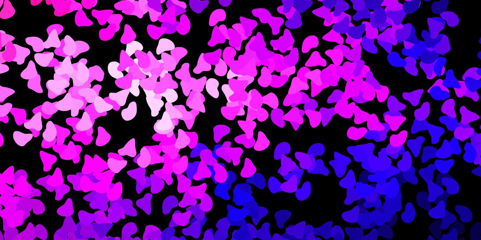 Dark purple, pink vector template with abstract forms