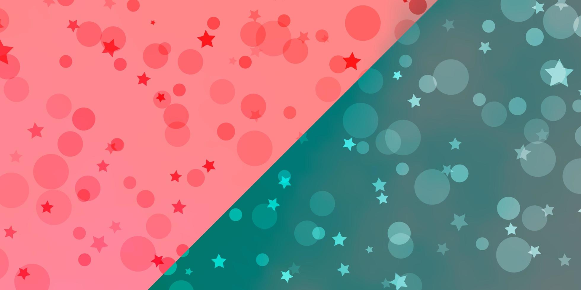 diseño vectorial con círculos, estrellas. vector