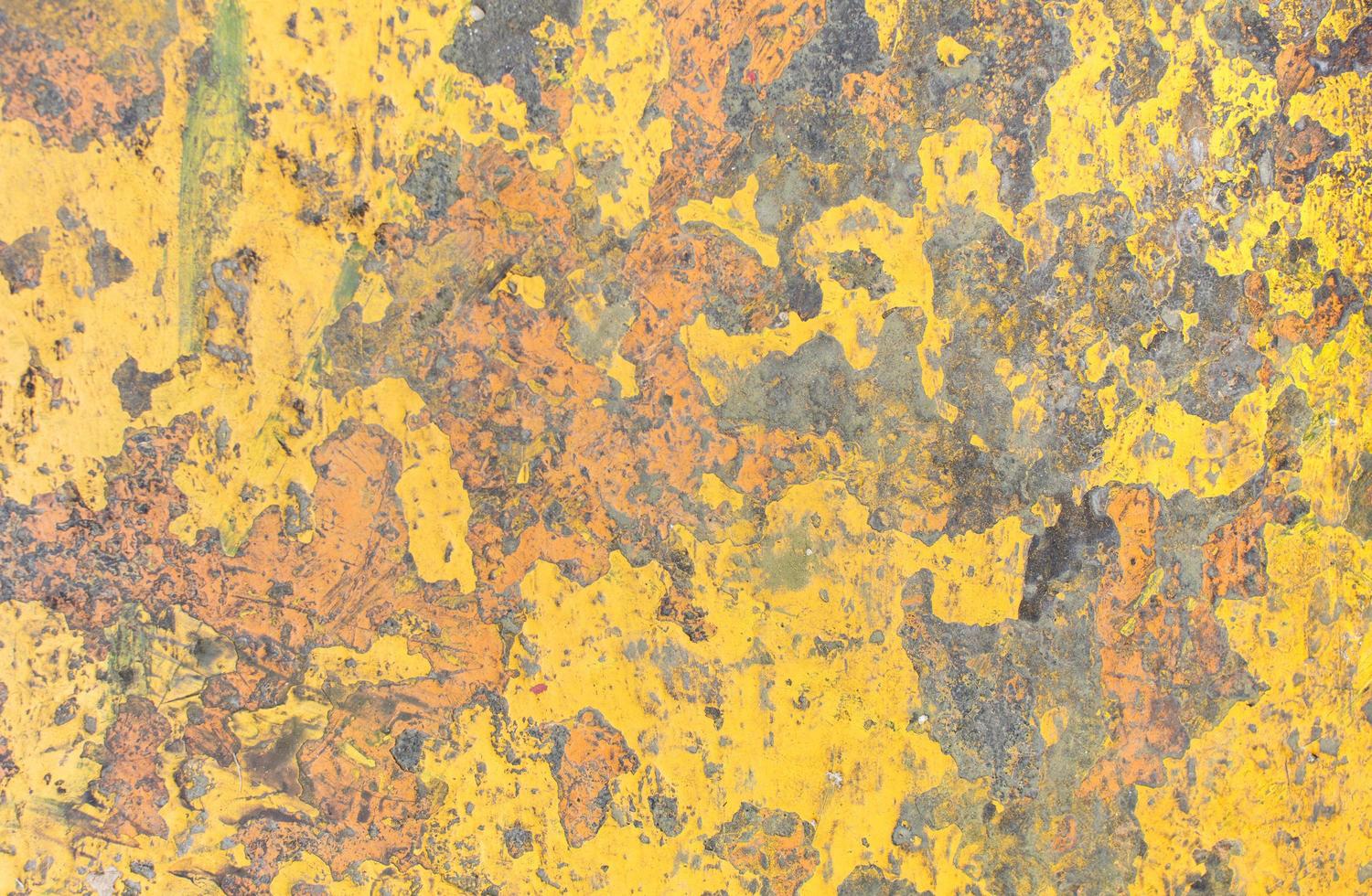 textura grunge oxidado amarillo foto