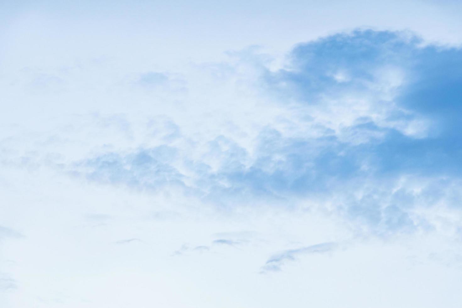 Blue sky with clouds photo