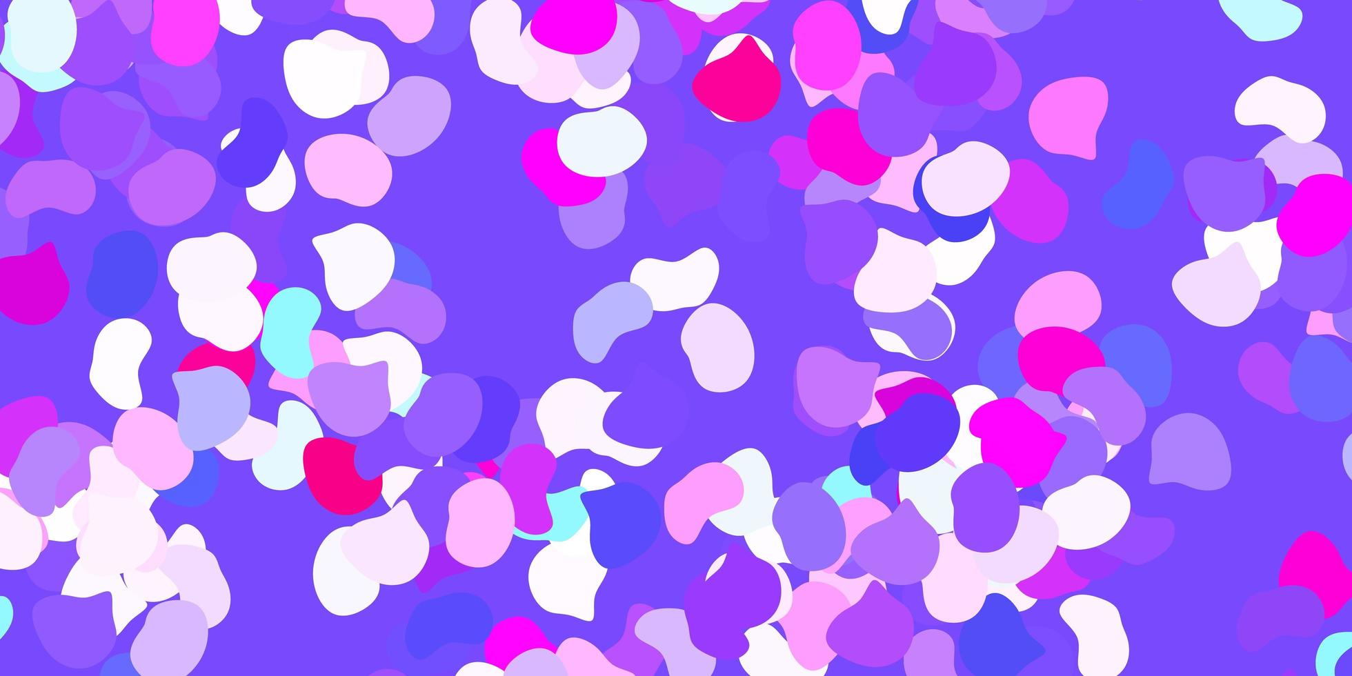 Light blue, red vector backdrop with chaotic shapes.