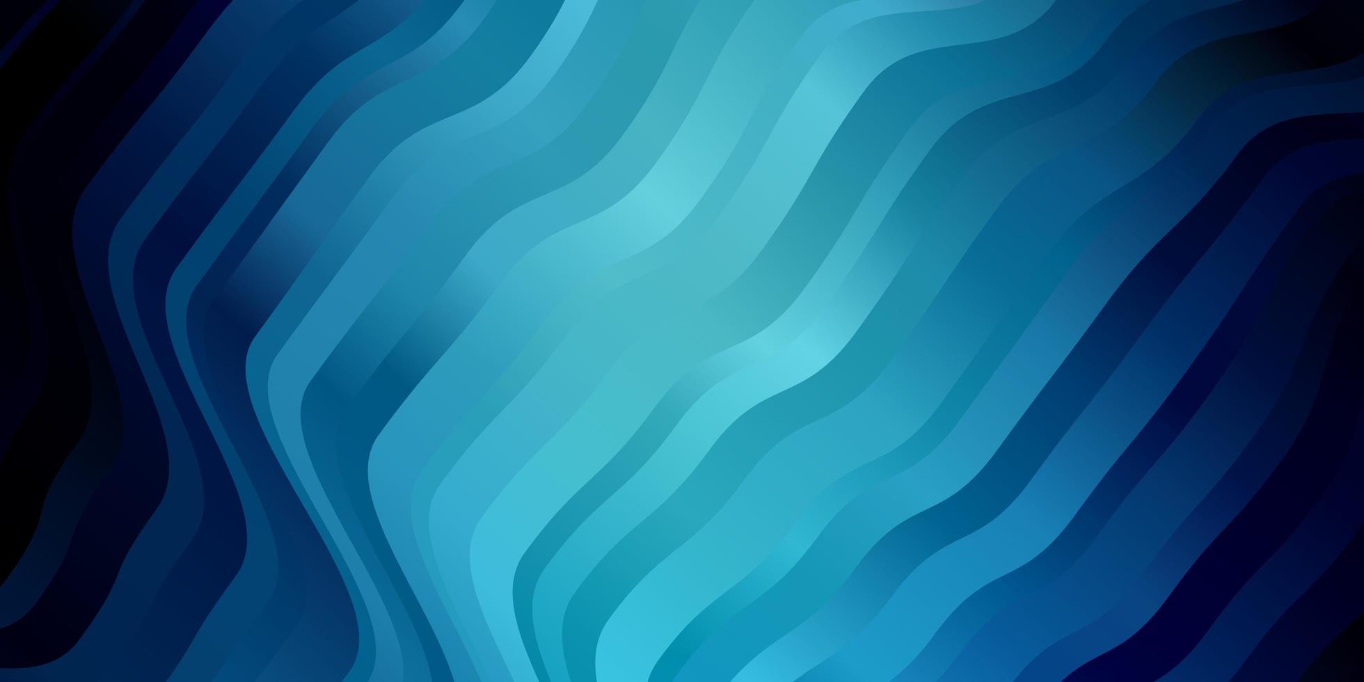 Light BLUE vector background with bent lines.