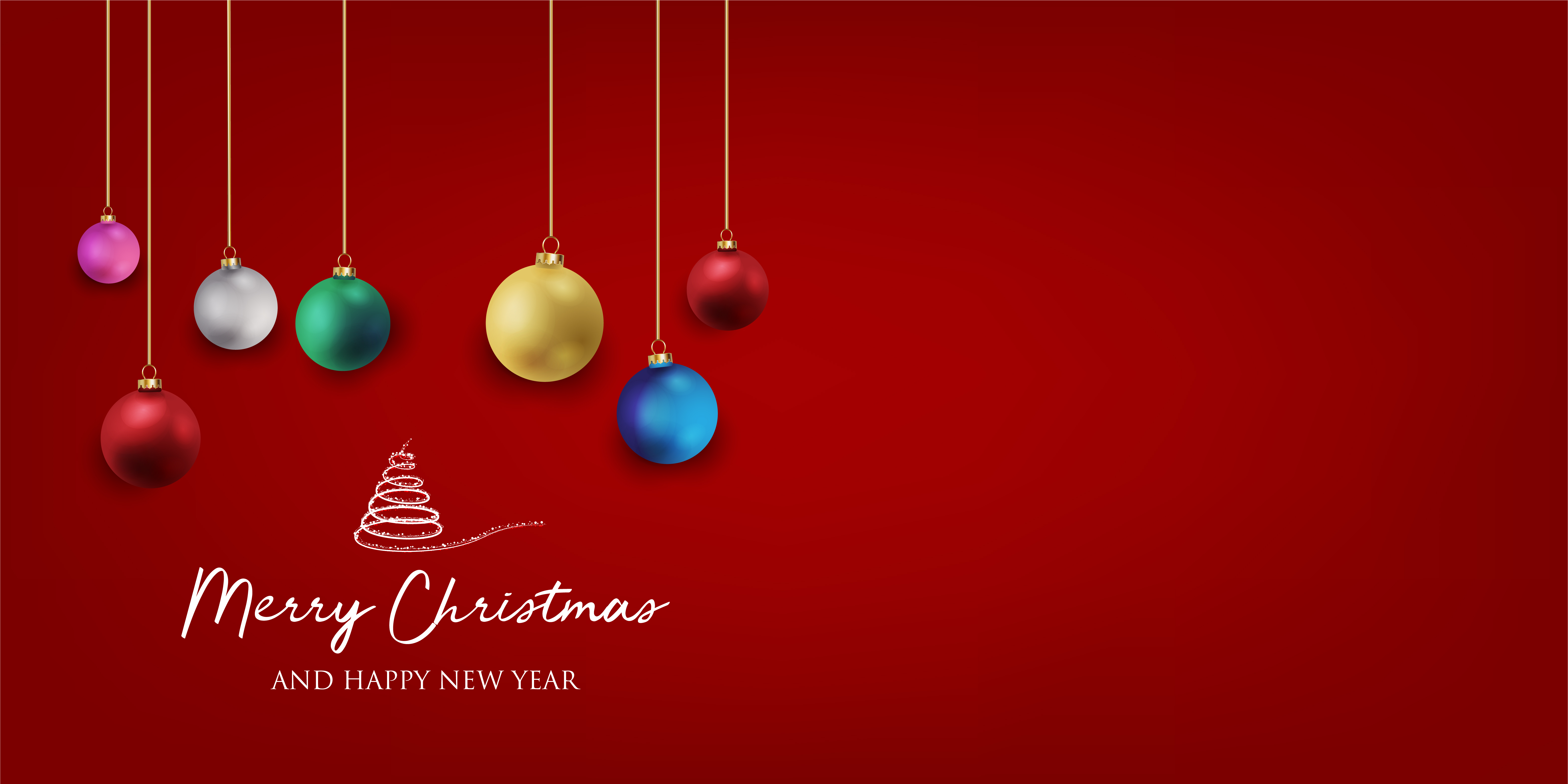 Christmas banner with Background and christmas decorates. Text Merry  Christmas and happy New Year. 1821557 Vector Art at Vecteezy