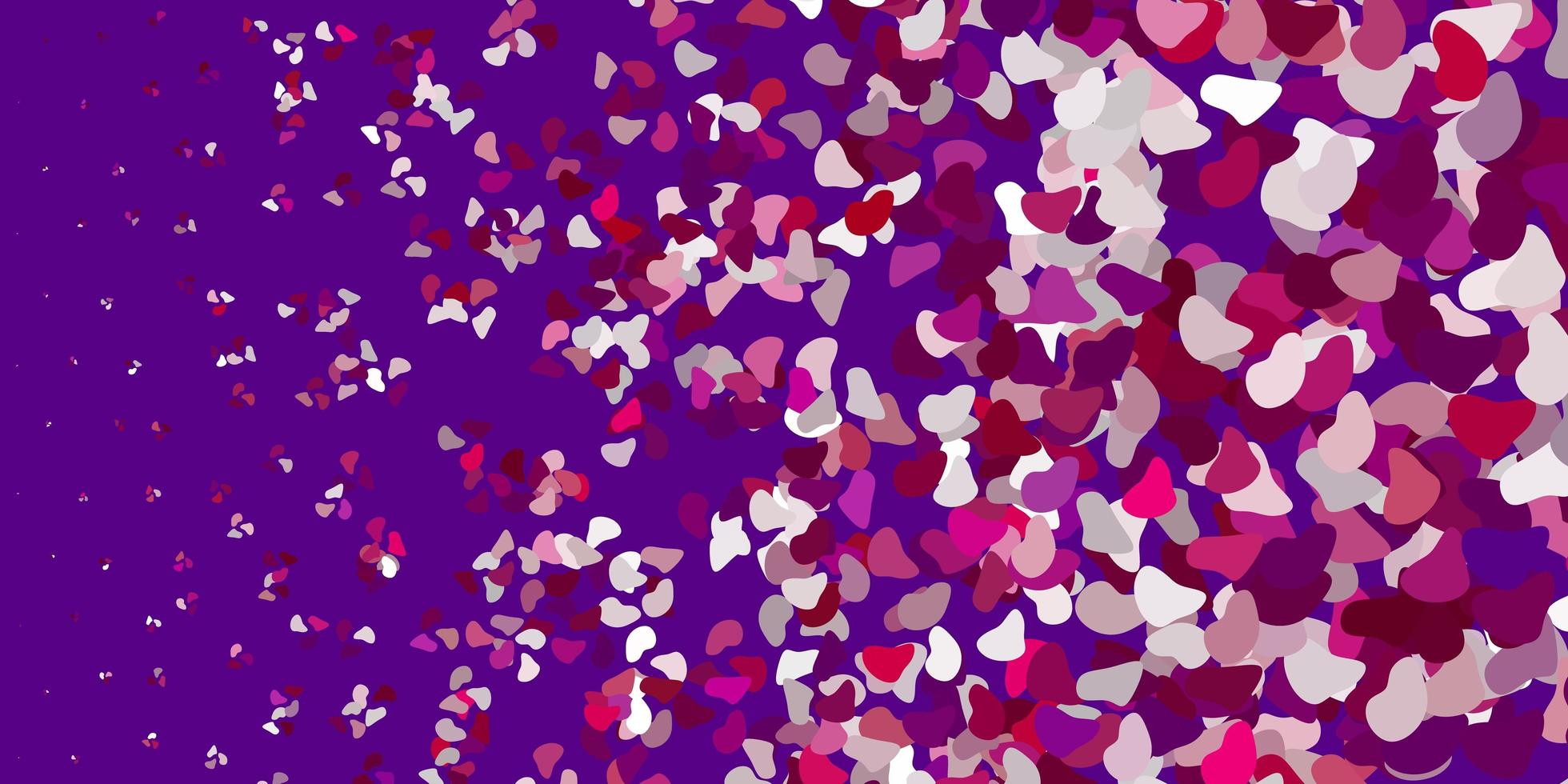 Light purple vector backdrop with chaotic shapes.