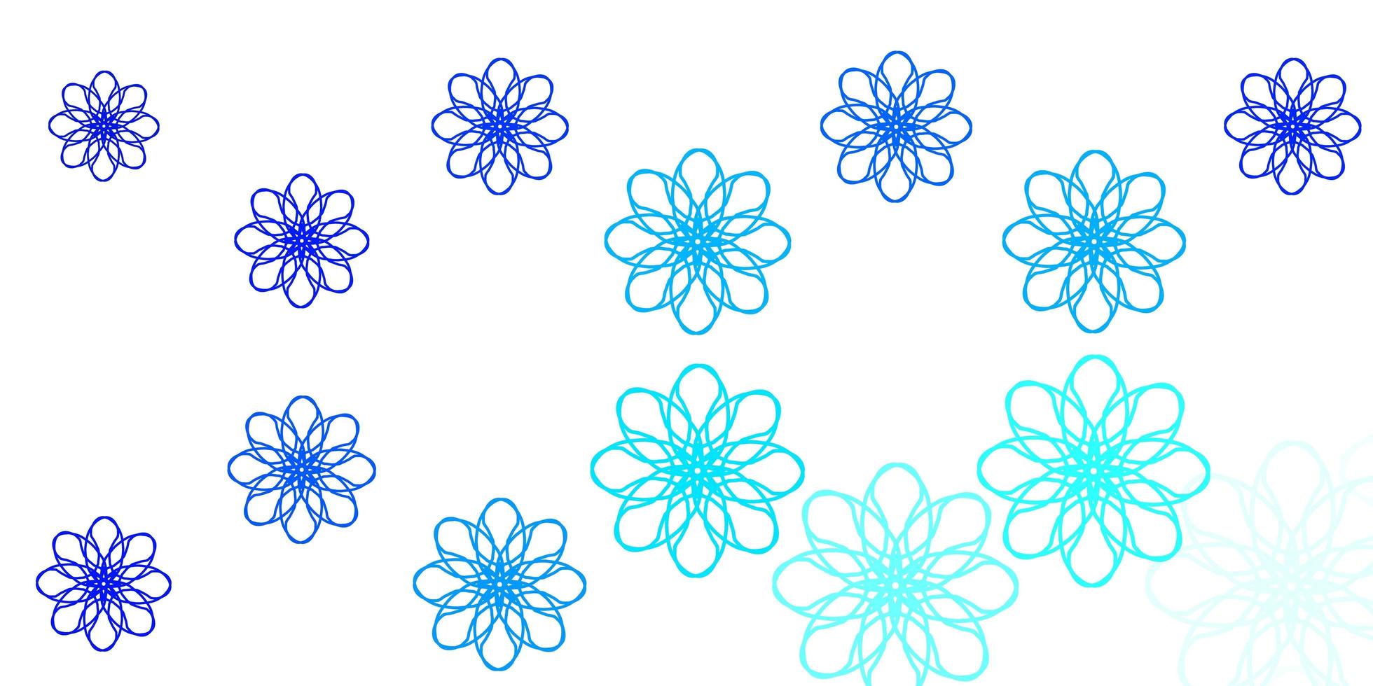 Light BLUE vector pattern with curves.