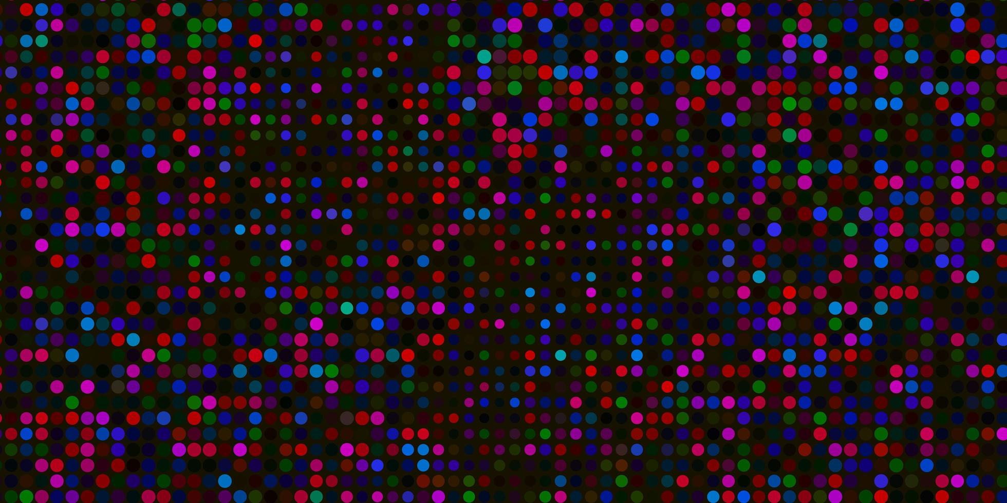 Dark Pink, Green vector backdrop with dots.