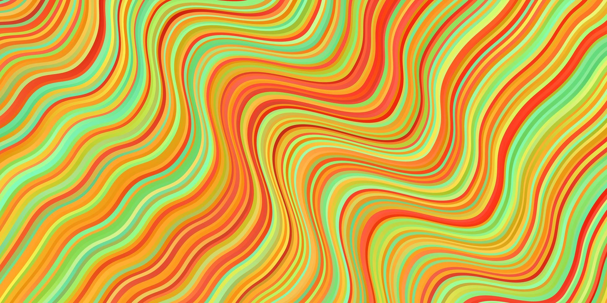 Light Multicolor vector background with wry lines.