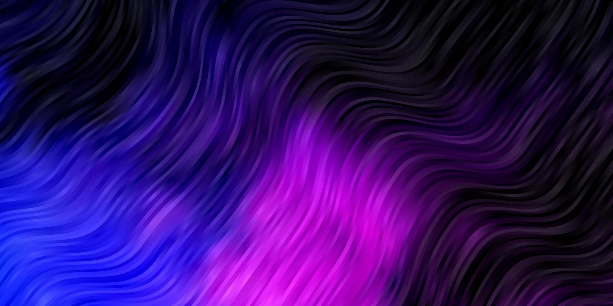 Fondo de vector de color rosa oscuro, azul con líneas.