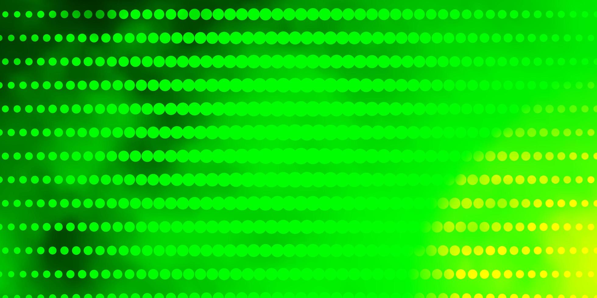 Light Green vector pattern with circles.