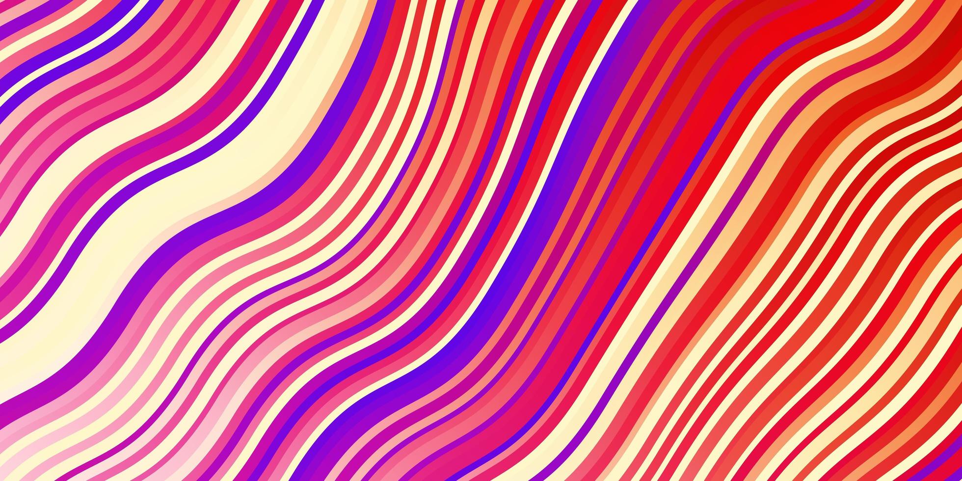 Fondo de vector rojo, amarillo claro con líneas.