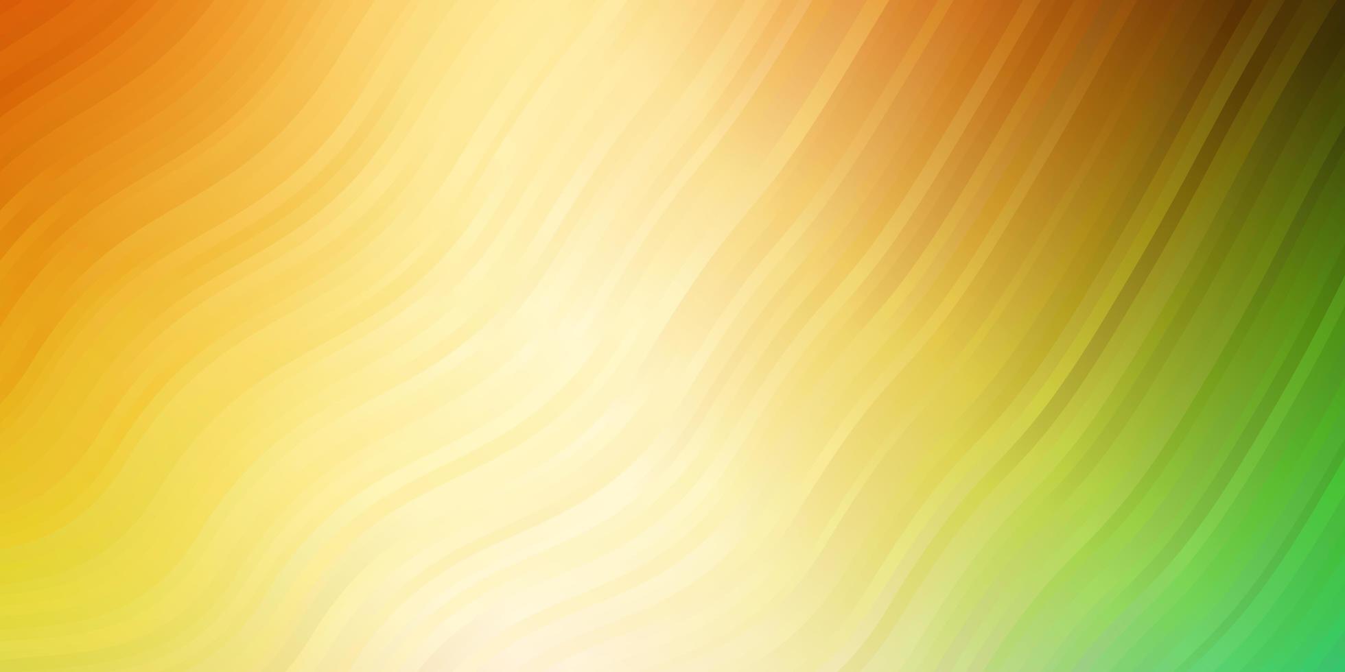 Light Multicolor vector layout with curves.