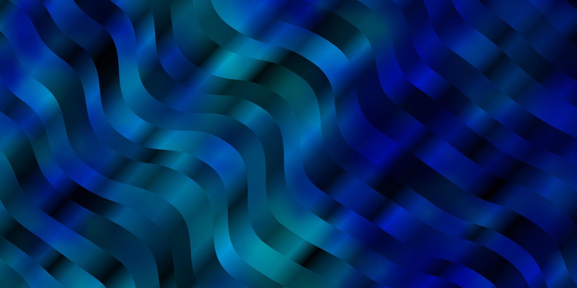 Fondo de vector azul claro con curvas.