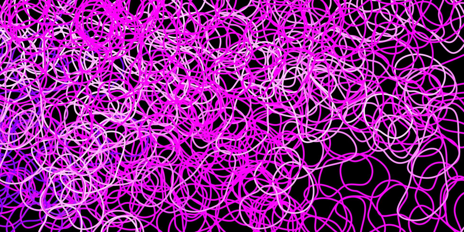 Dark pink vector background with random forms.