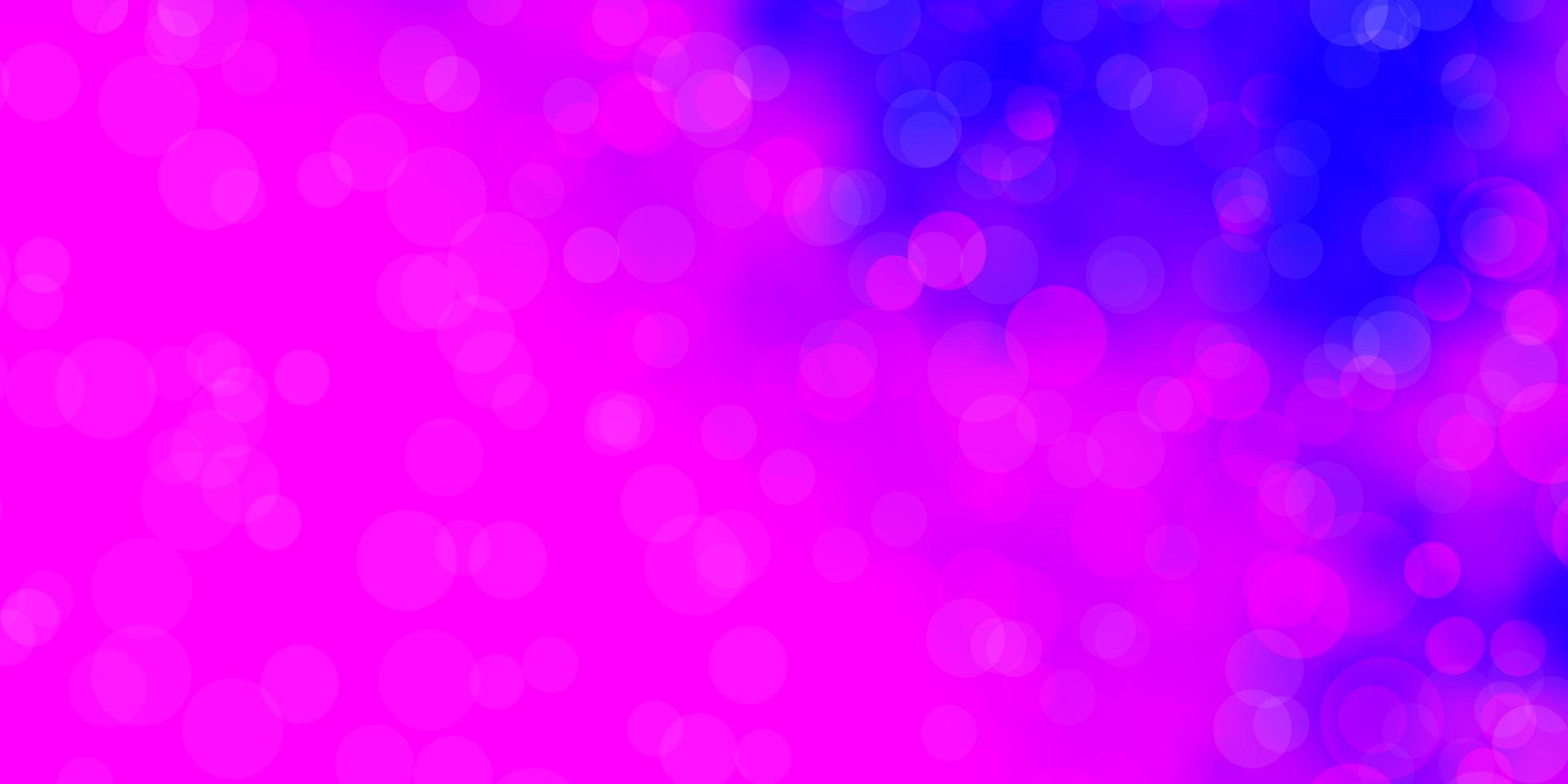 Light Purple, Pink vector template with circles.