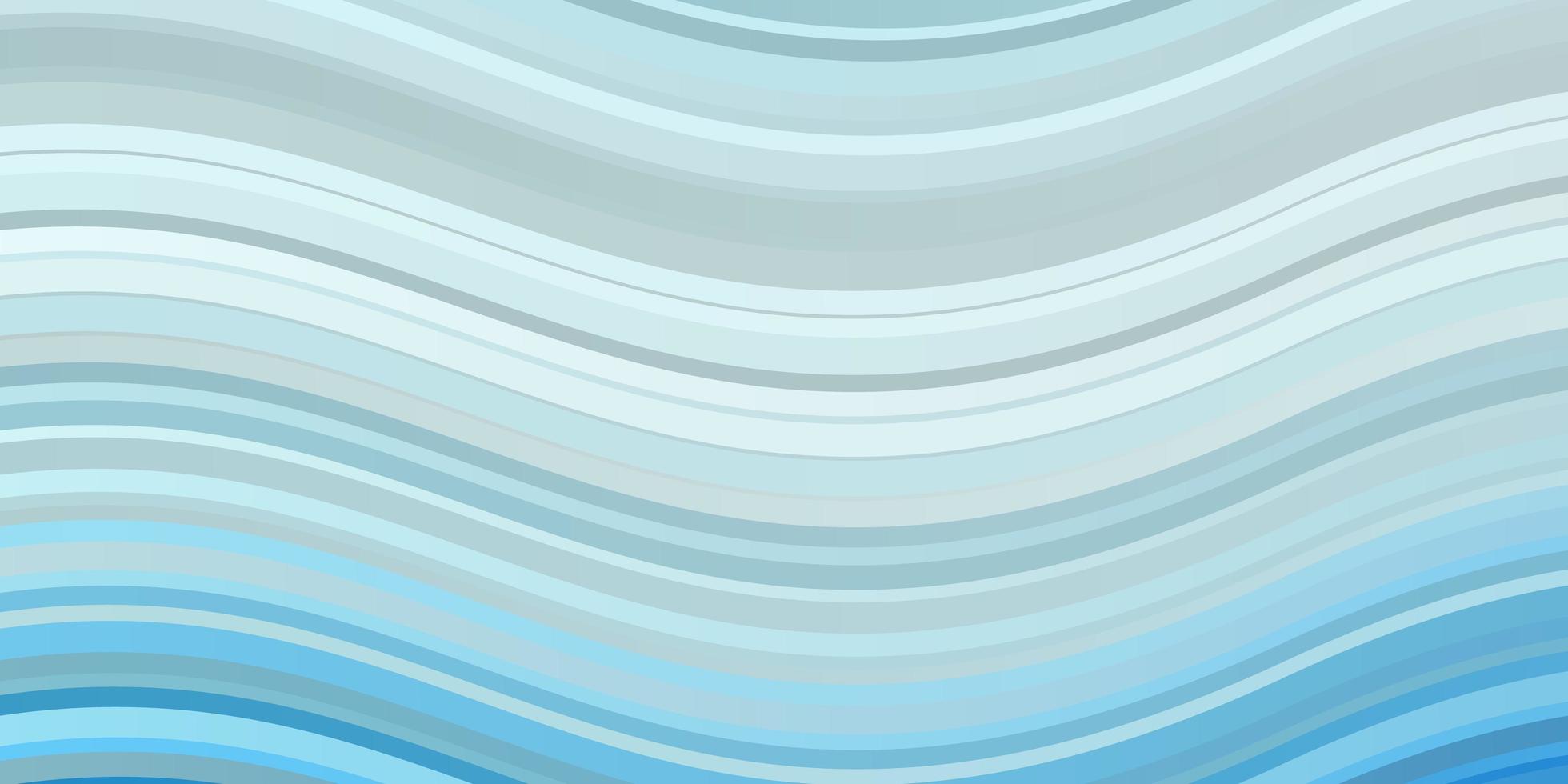 Light BLUE vector background with curves.