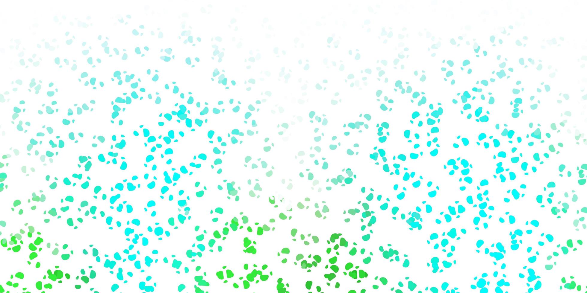 Light green vector pattern with abstract shapes.