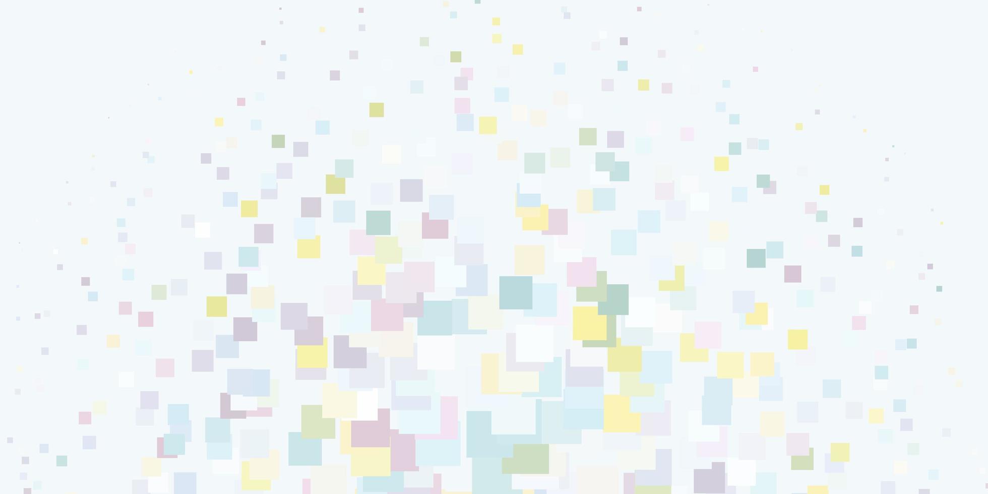 Light Multicolor vector pattern in square style.