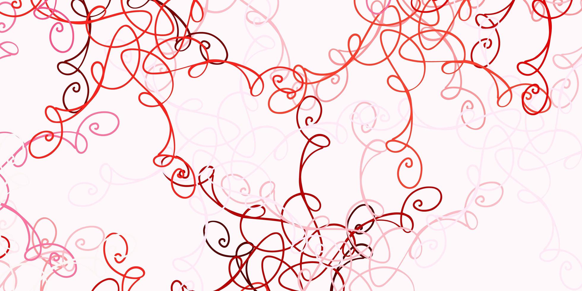 Light Red vector template with wry lines.