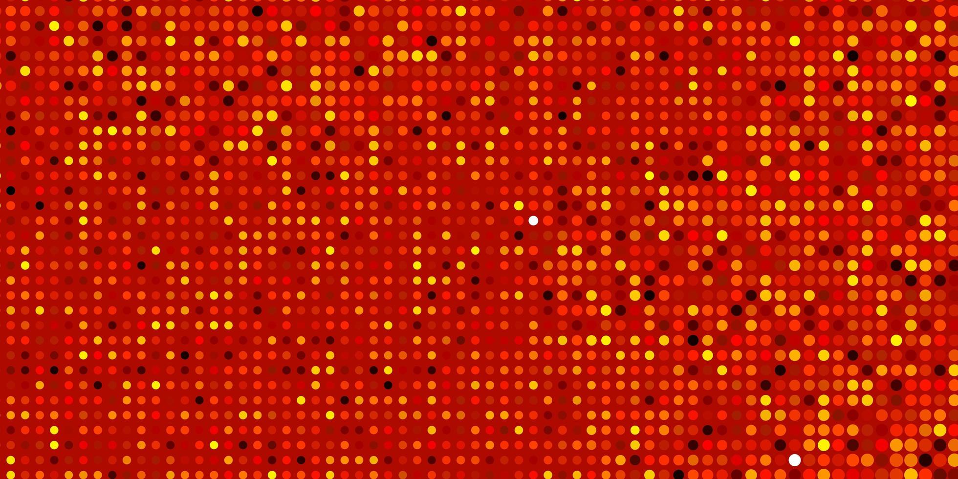 Light Orange vector template with circles.