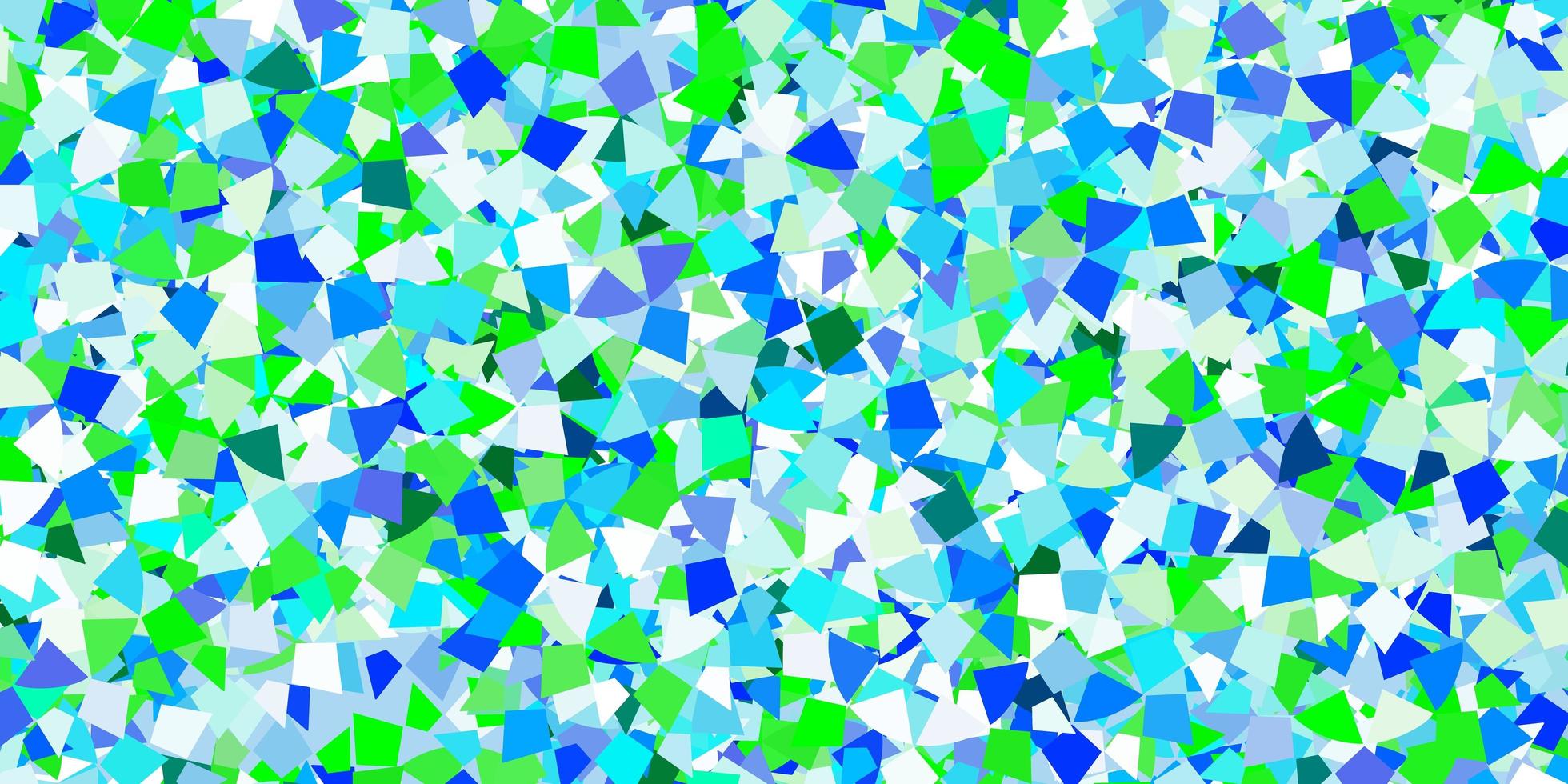 diseño de vector azul claro con líneas, triángulos.
