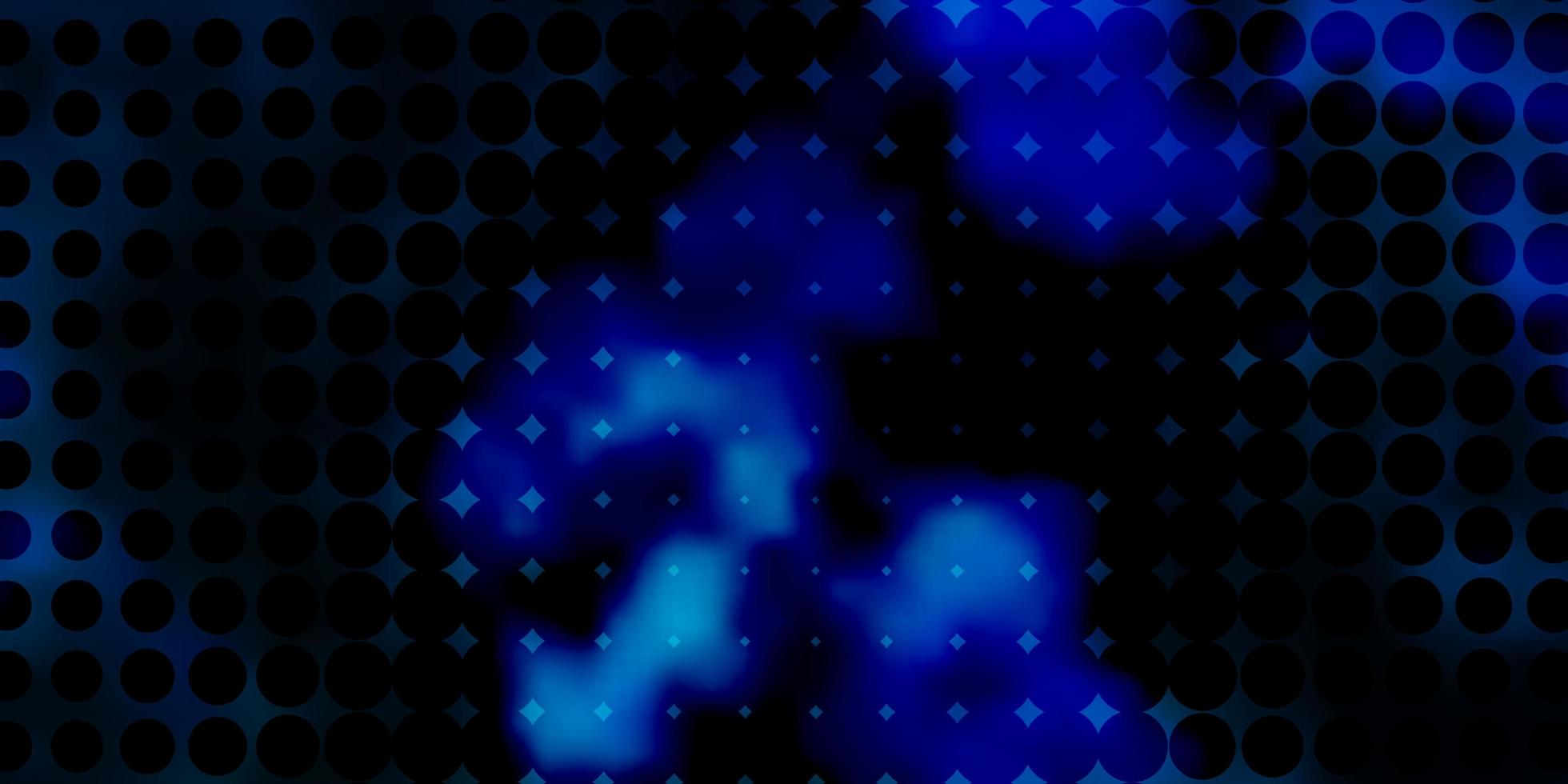 Light BLUE vector template with circles.