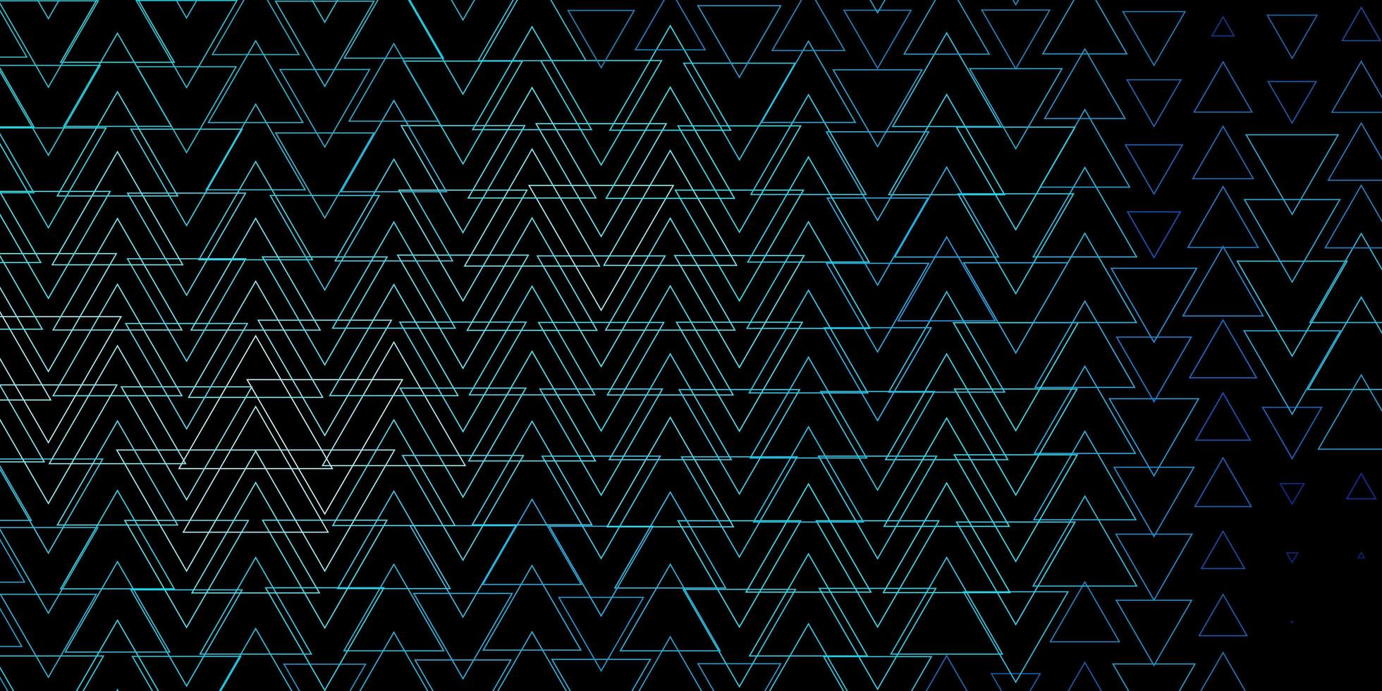 Dark BLUE vector layout with lines, triangles.