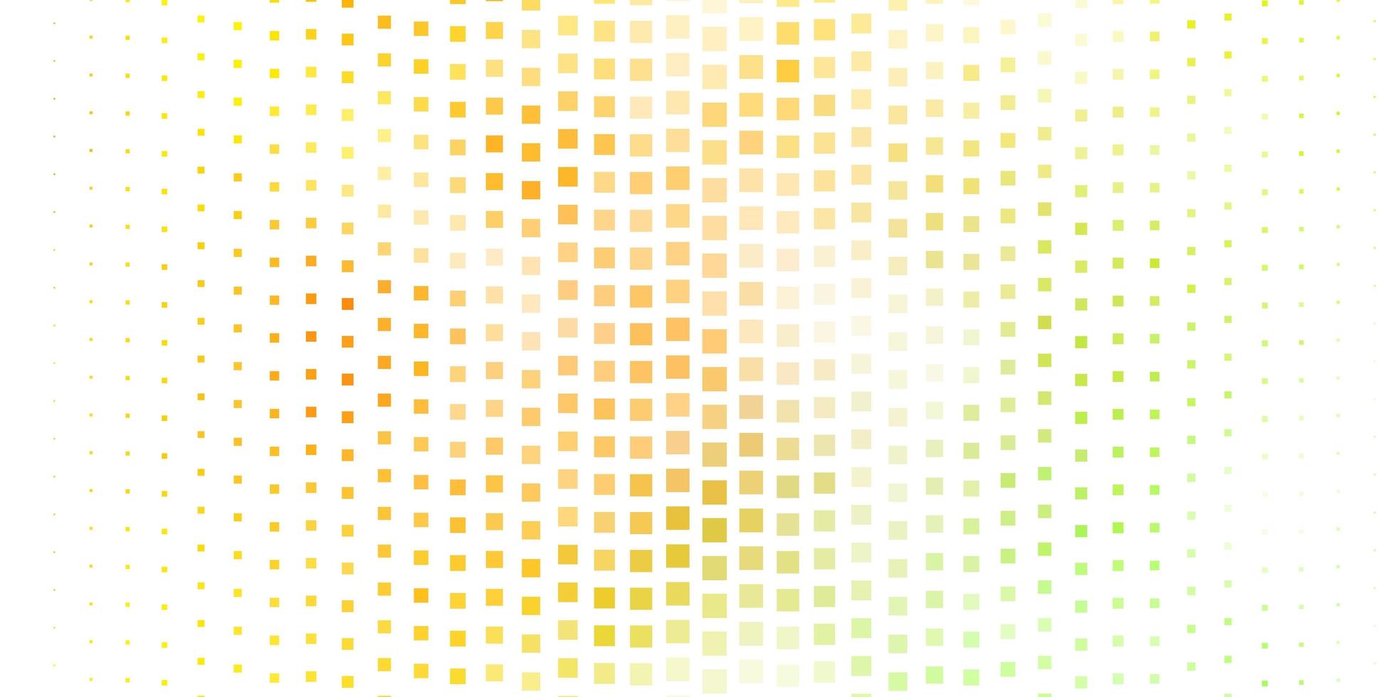 Light Green, Yellow vector pattern in square style.