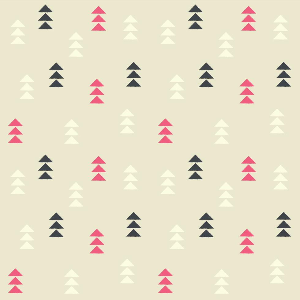 Geometric triangles seamless pattern vector