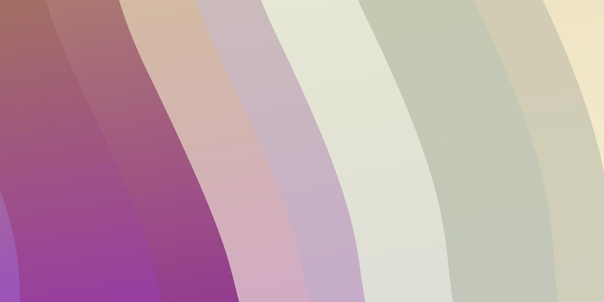 Light Multicolor vector layout with curves.