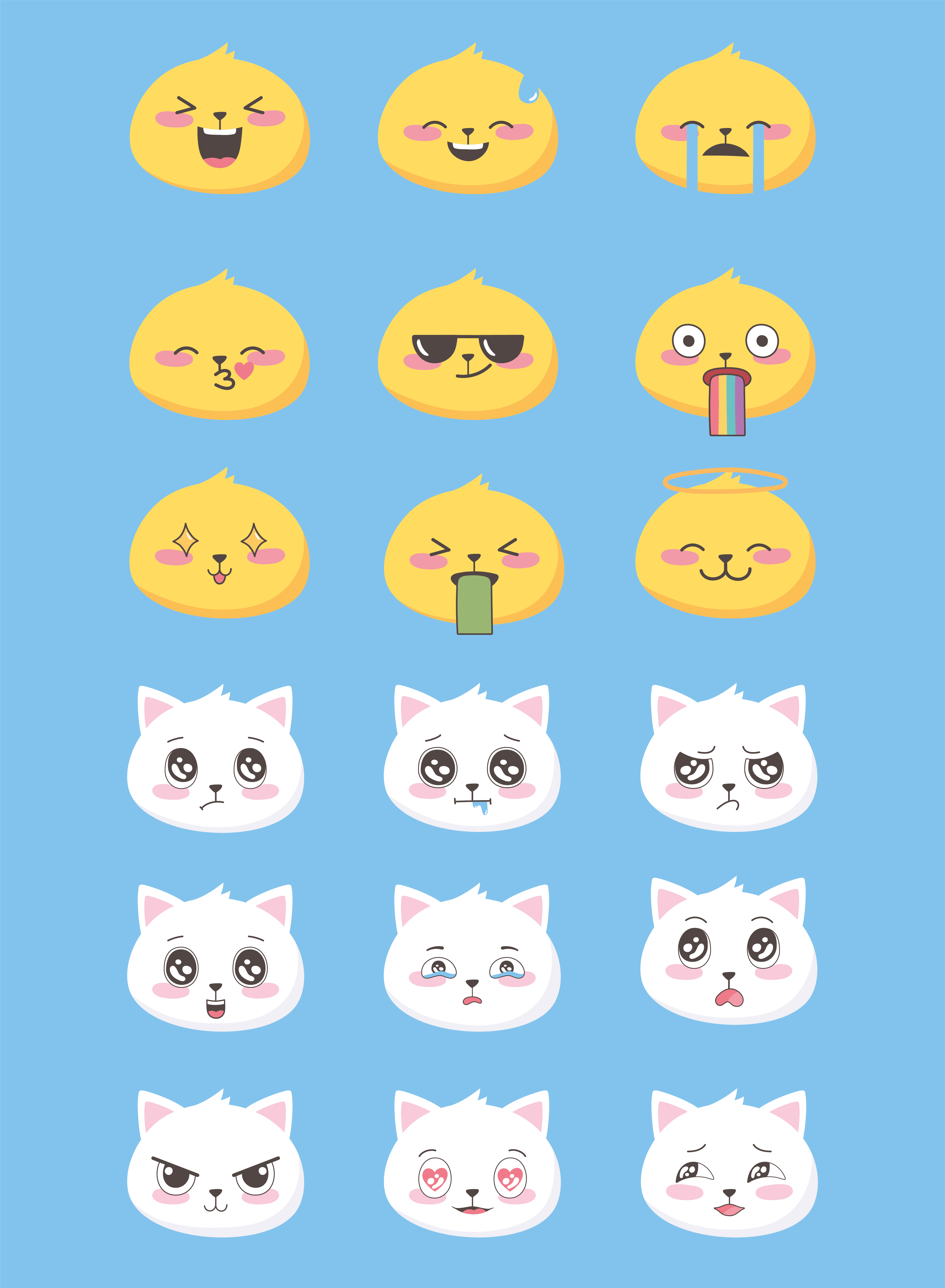 Cat Emoticon Free Icons – Free Design Resources