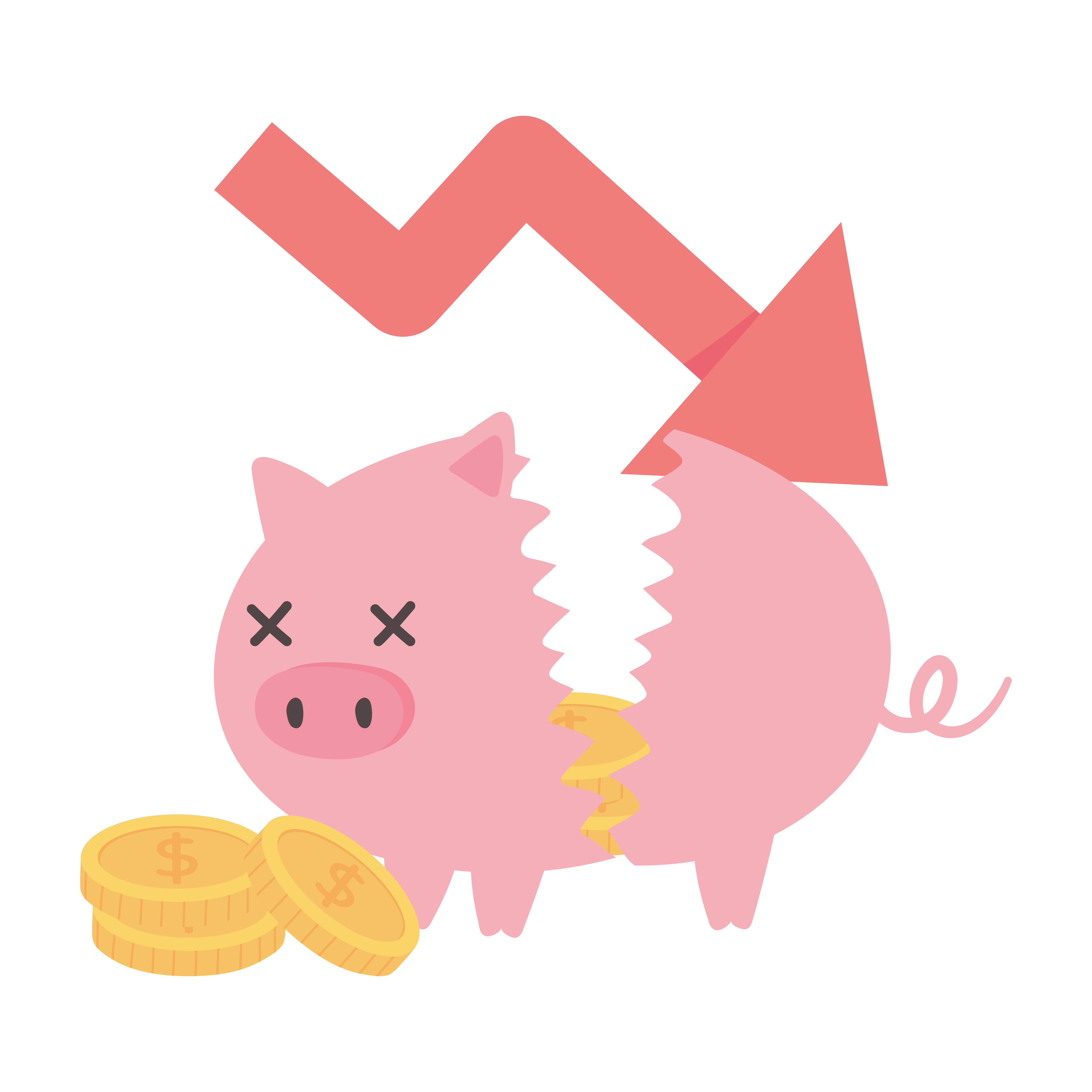 bankruptcy downward arrow broken piggy bank coins money business financial crisis 1825900 Vector Art at Vecteezy bankruptcy downward arrow broken piggy bank coins money business financial crisis 1825900 Vector Art at Vecteezy