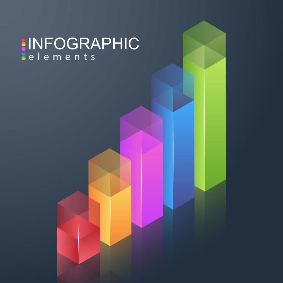 Modern infographic corporate and business template vector