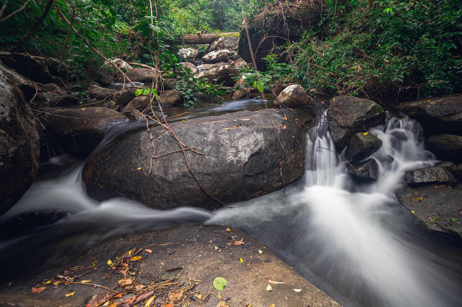 Stream in the Khao Chamao Waterfall National Park photo