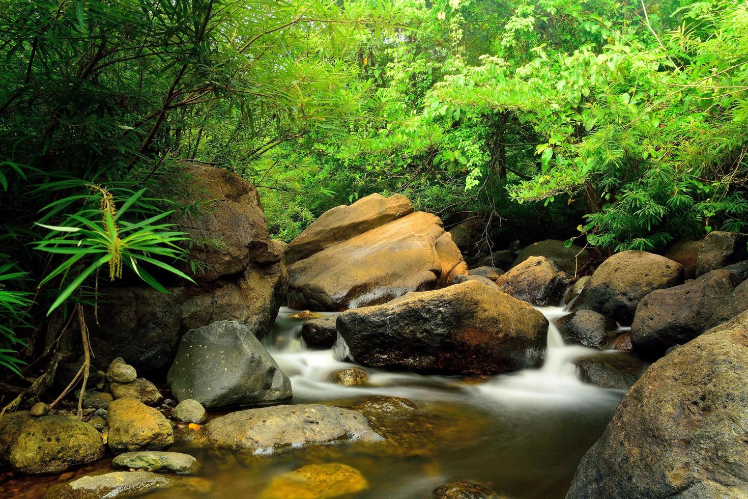 Stream at the Wang Takrai Waterfalls photo