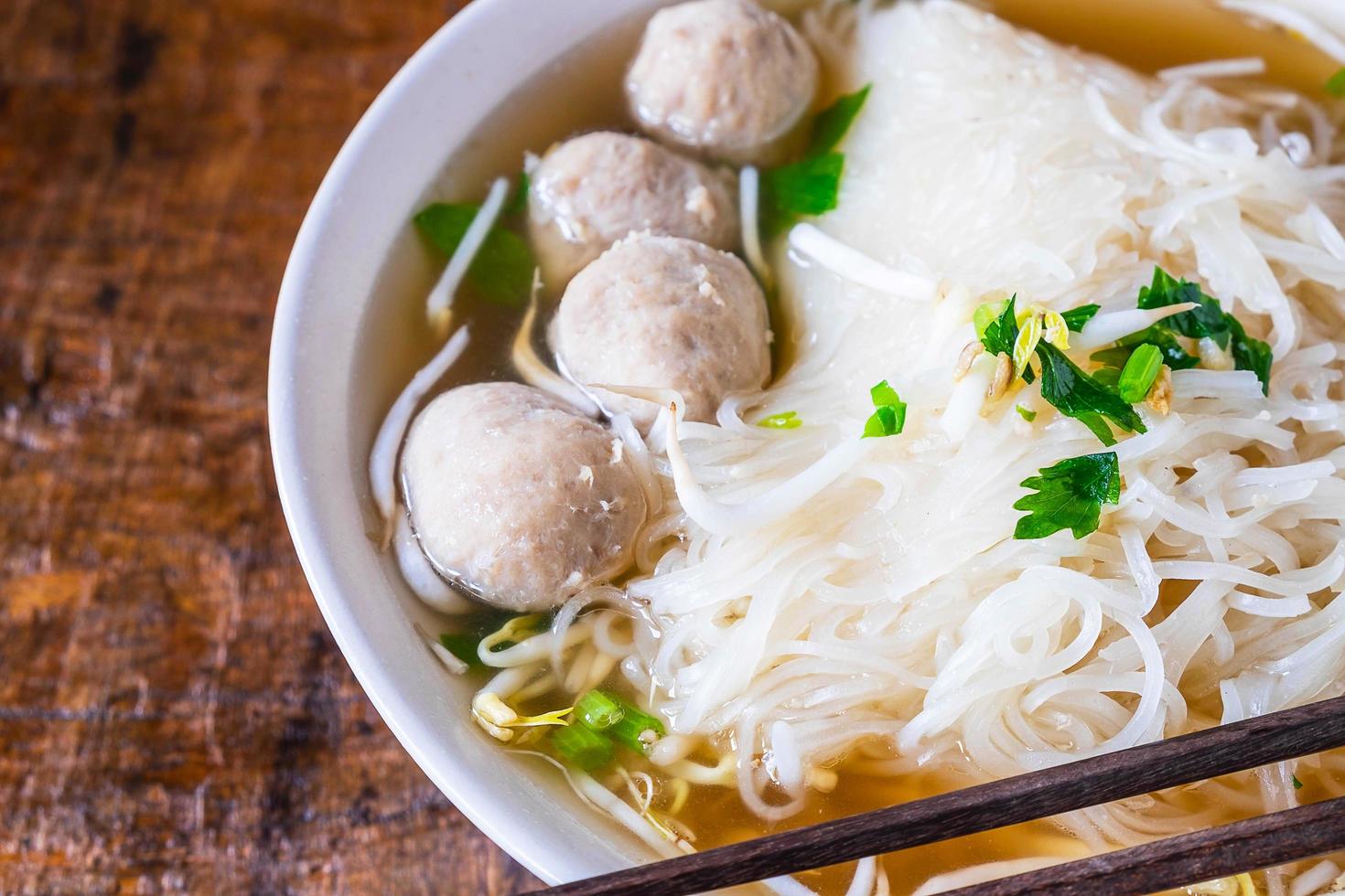 Close-up of ramen photo