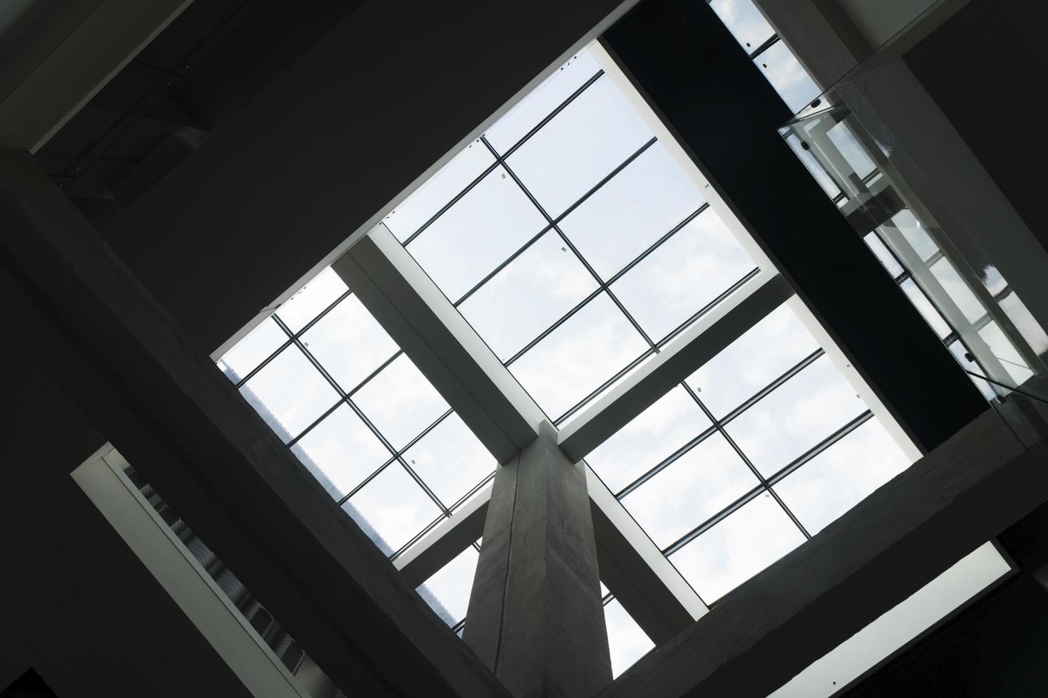 Ceiling windows on the roof top photo