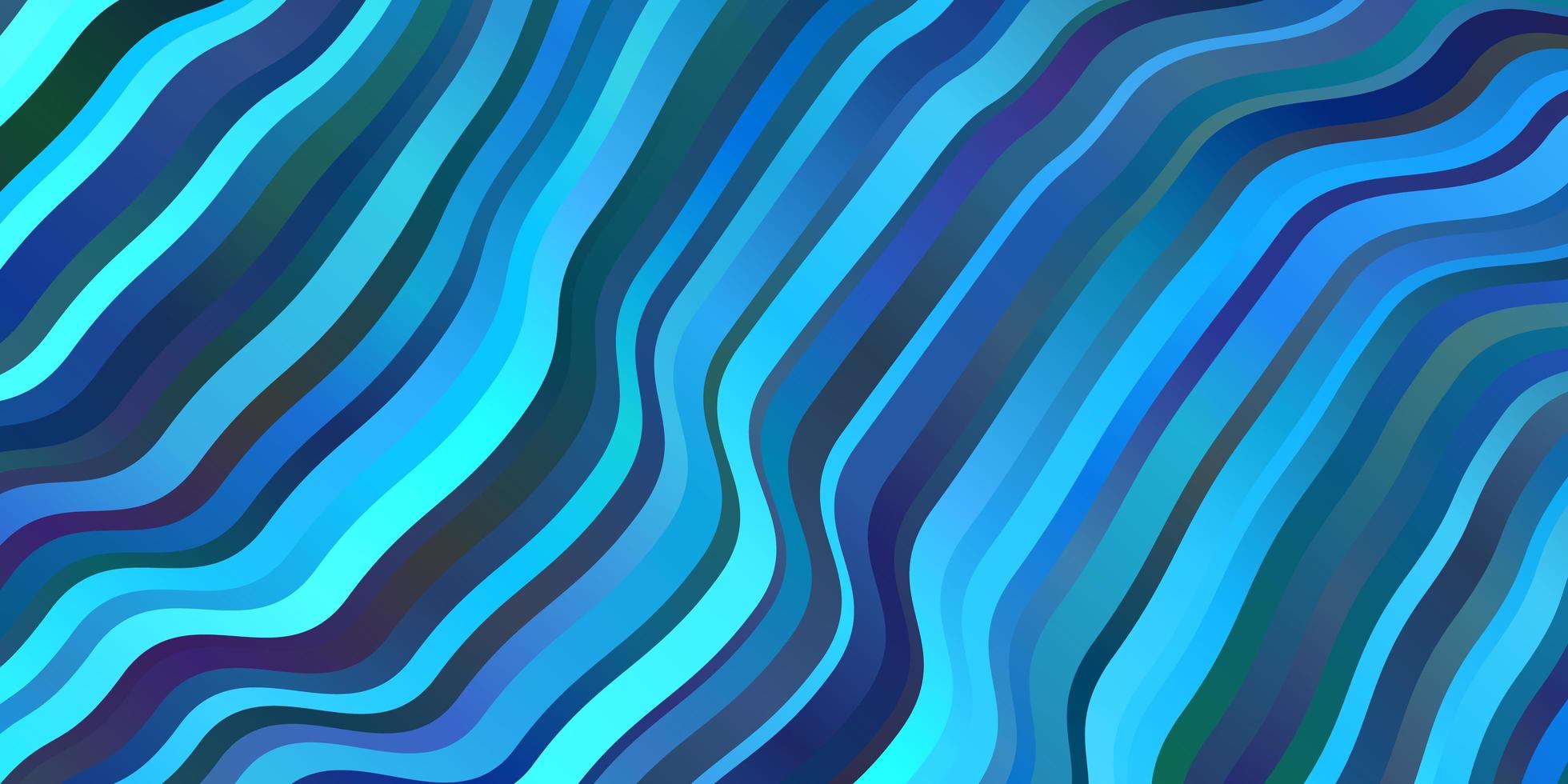 Dark BLUE vector background with curves.
