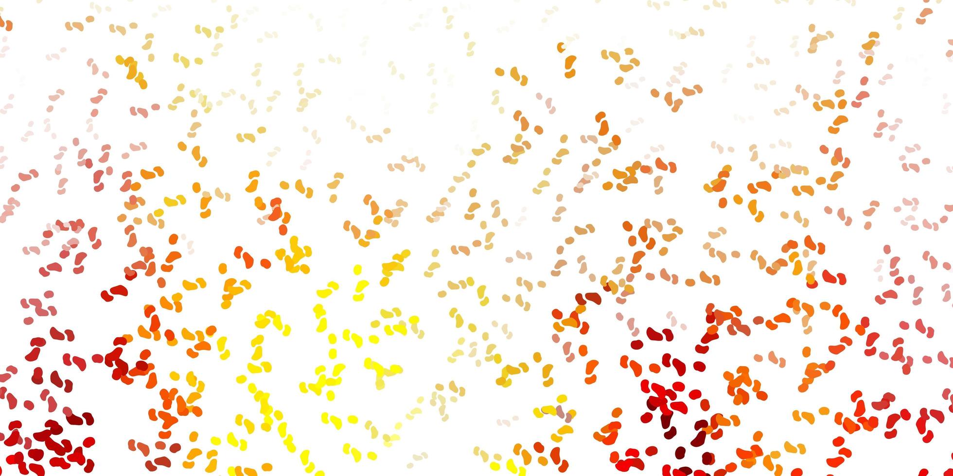 Light orange vector texture with memphis shapes.