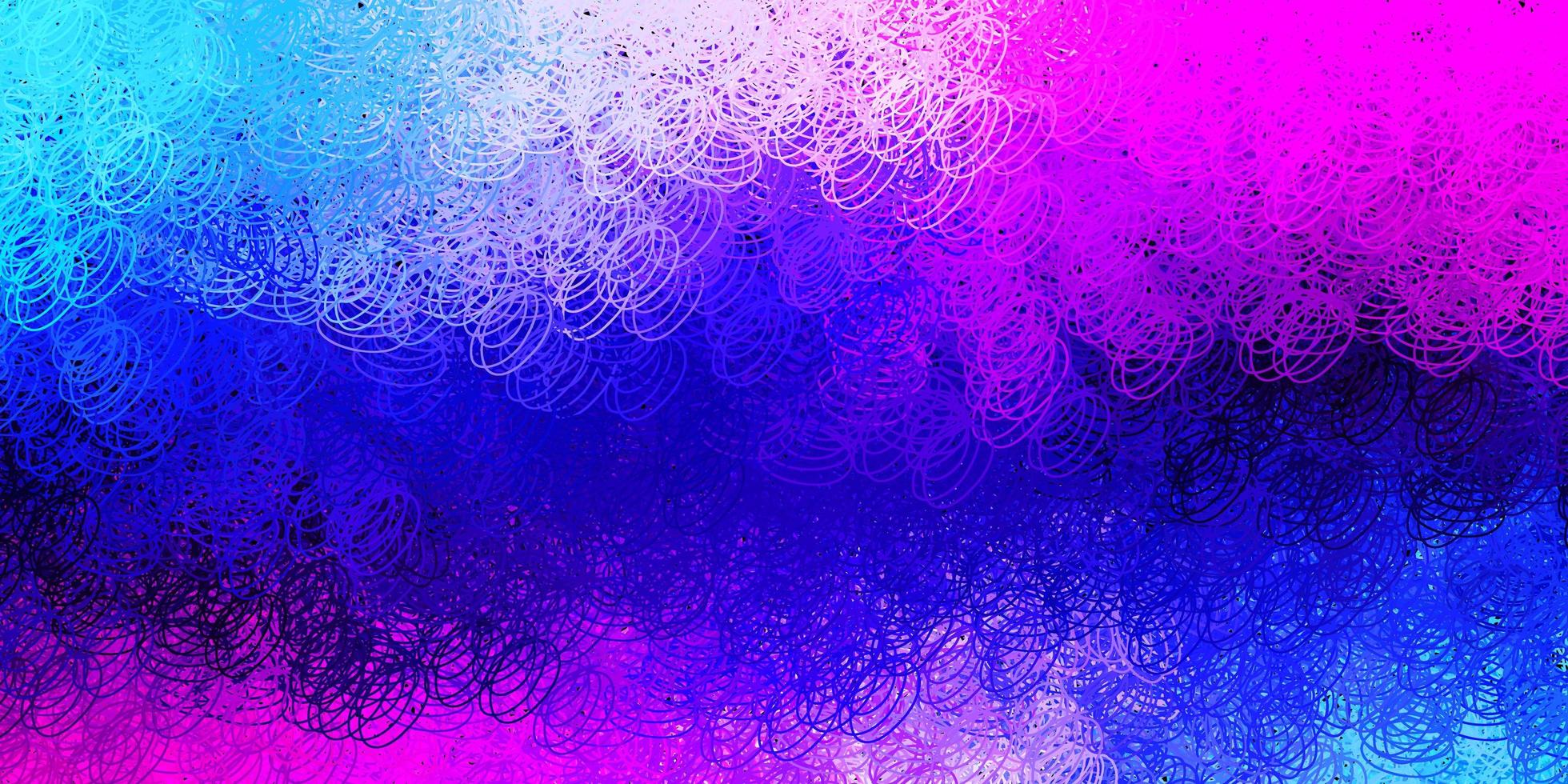 Fondo de vector de color rosa oscuro, azul con burbujas.