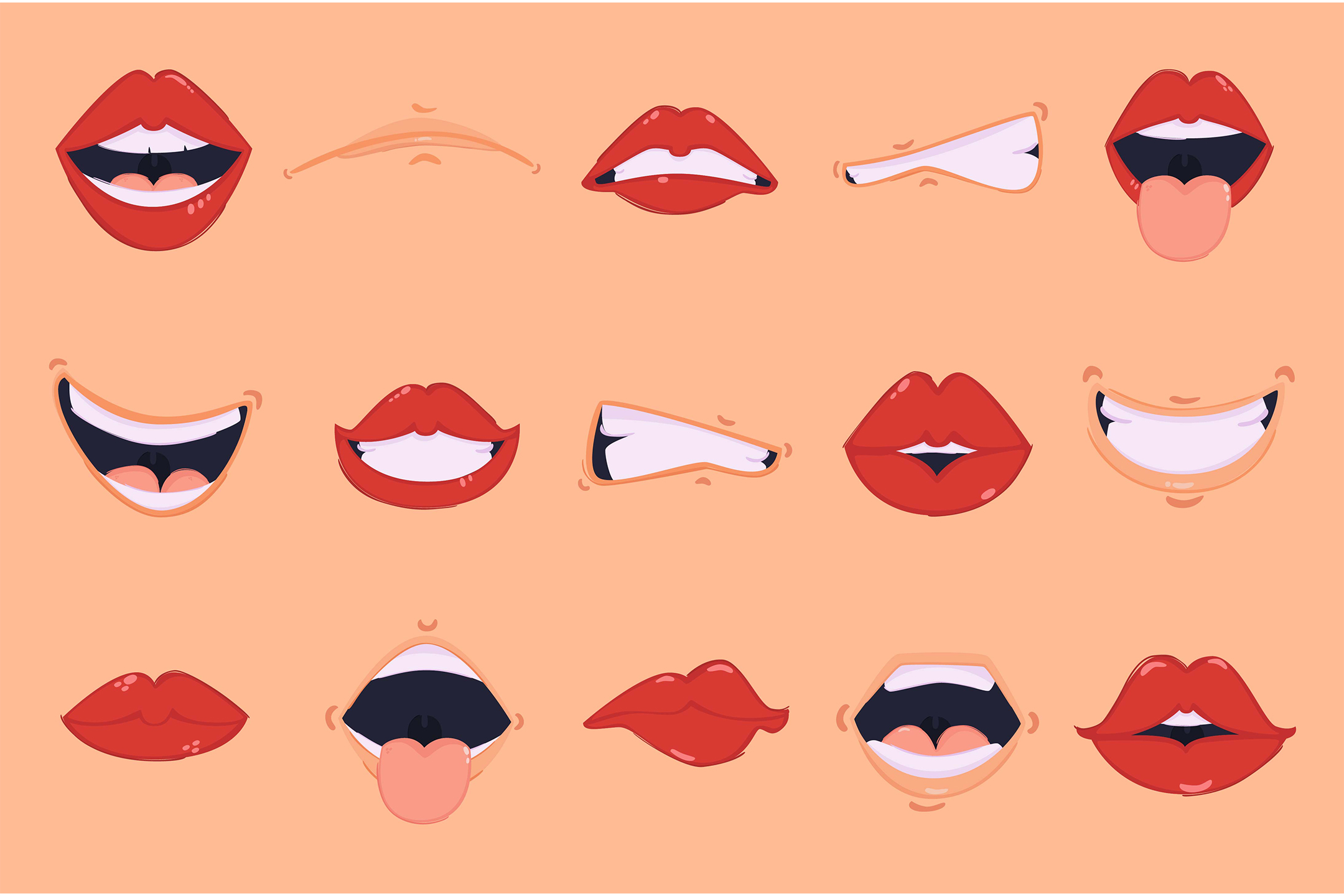 Mouth Vector Art, Icons, and Graphics for Free Download