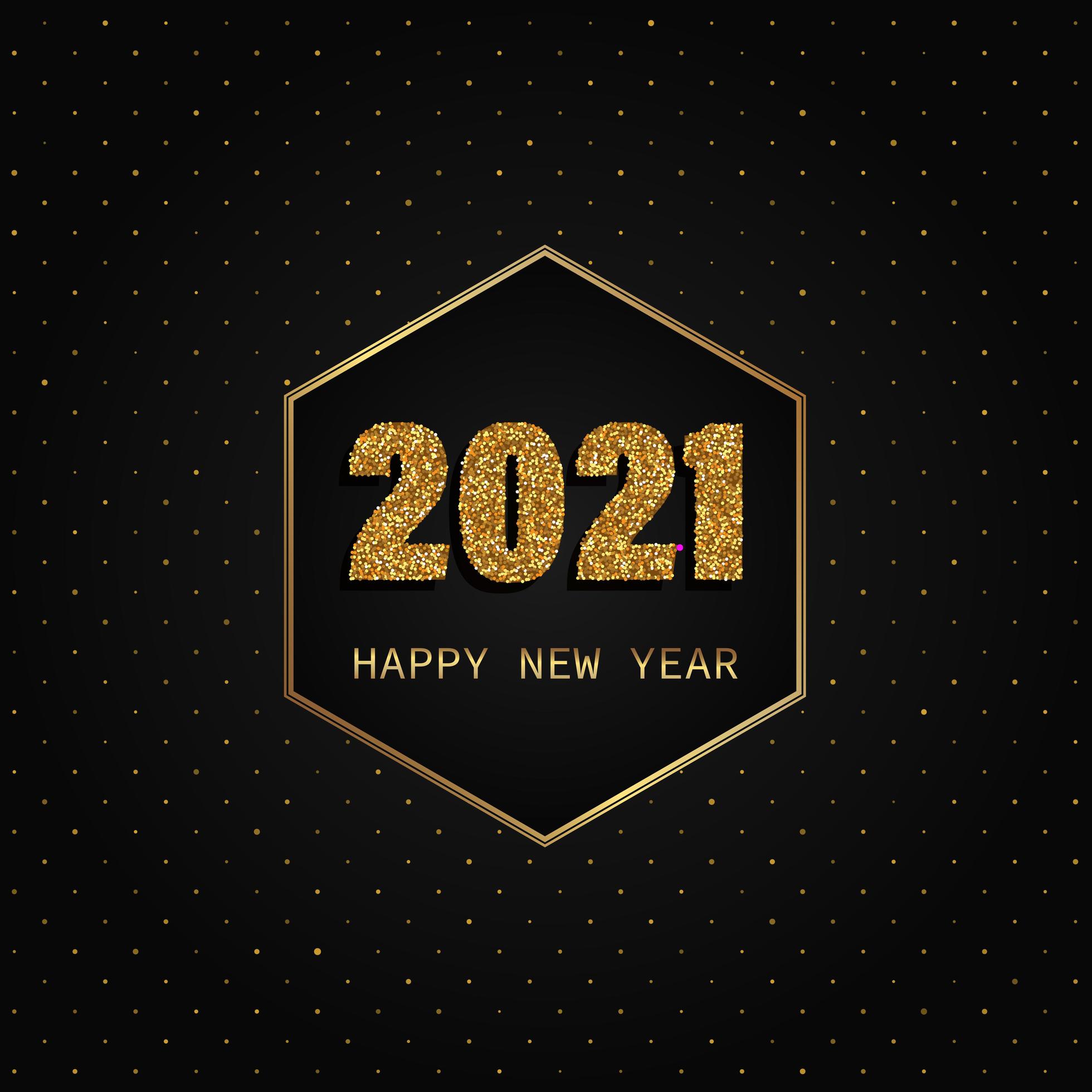 Gold and black happy new year background - Download Free Vectors, Clipart Graphics &amp; Vector Art