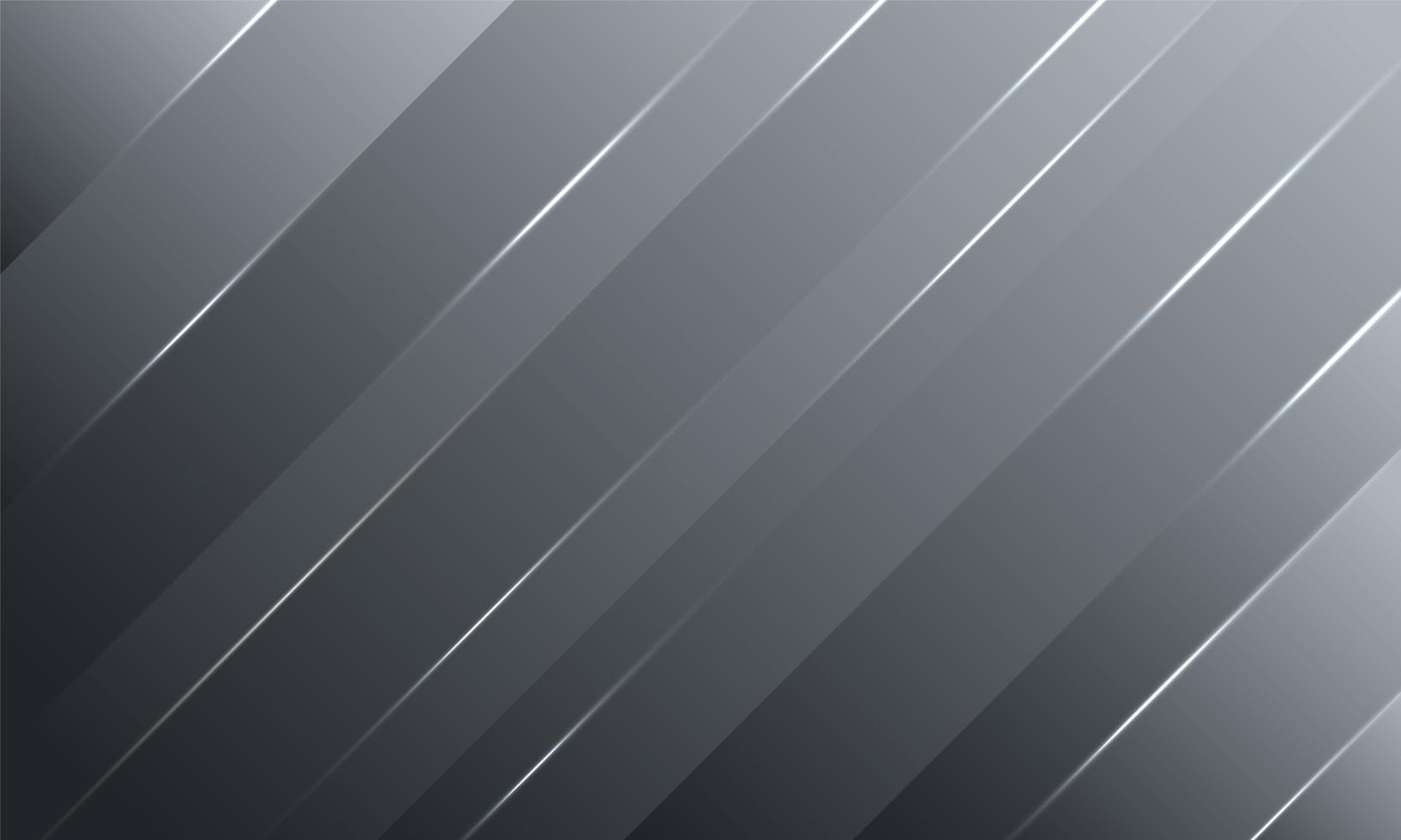 Dark gradient stripes background with shining light lines vector