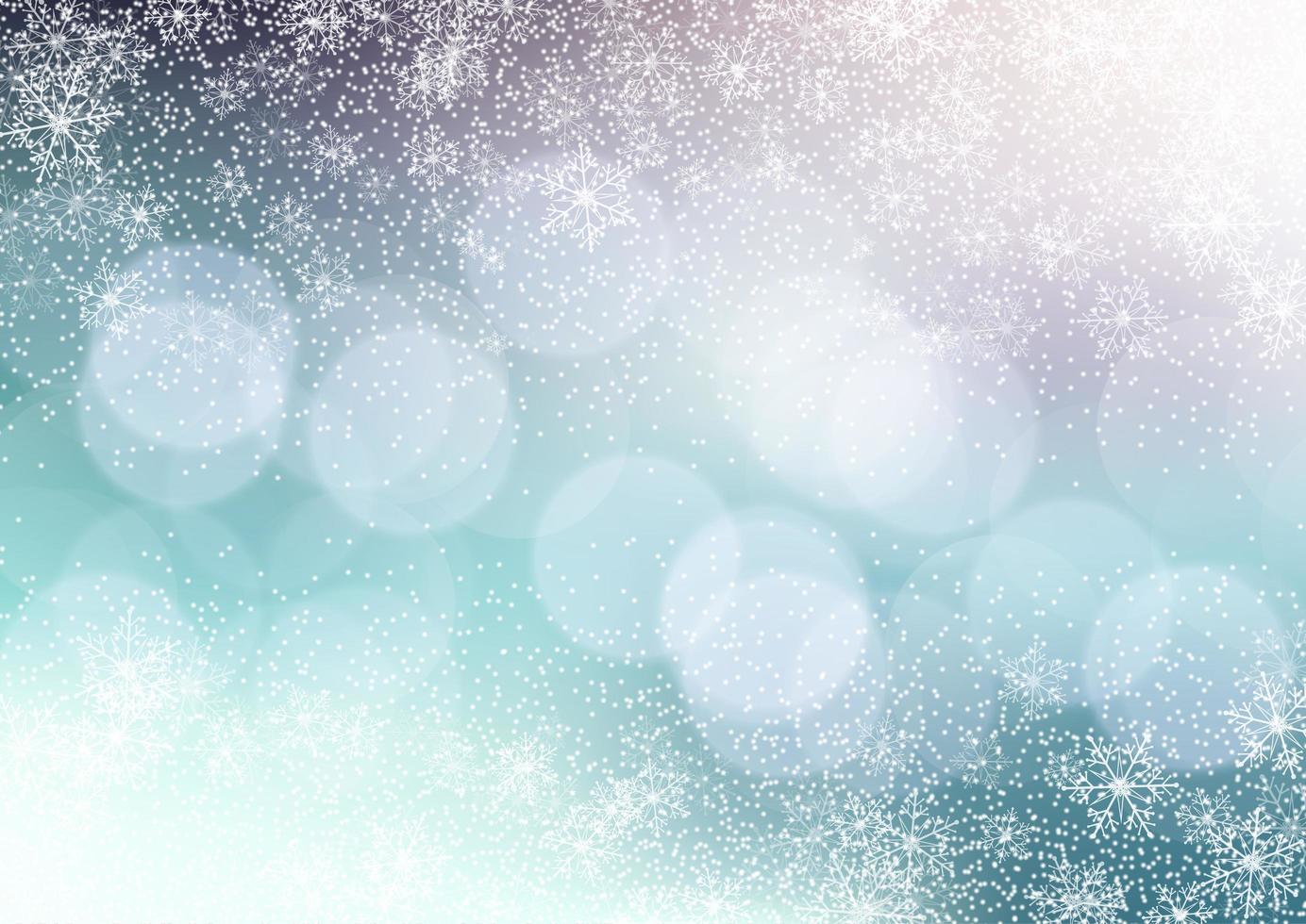 Christmas snowflake background vector