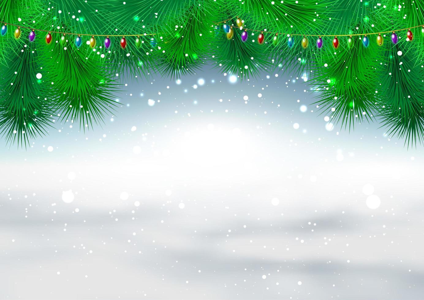 navidad fondo nevado vector