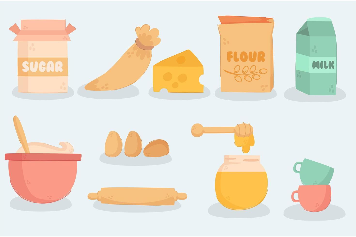 Baking and Cooking Equipment vector