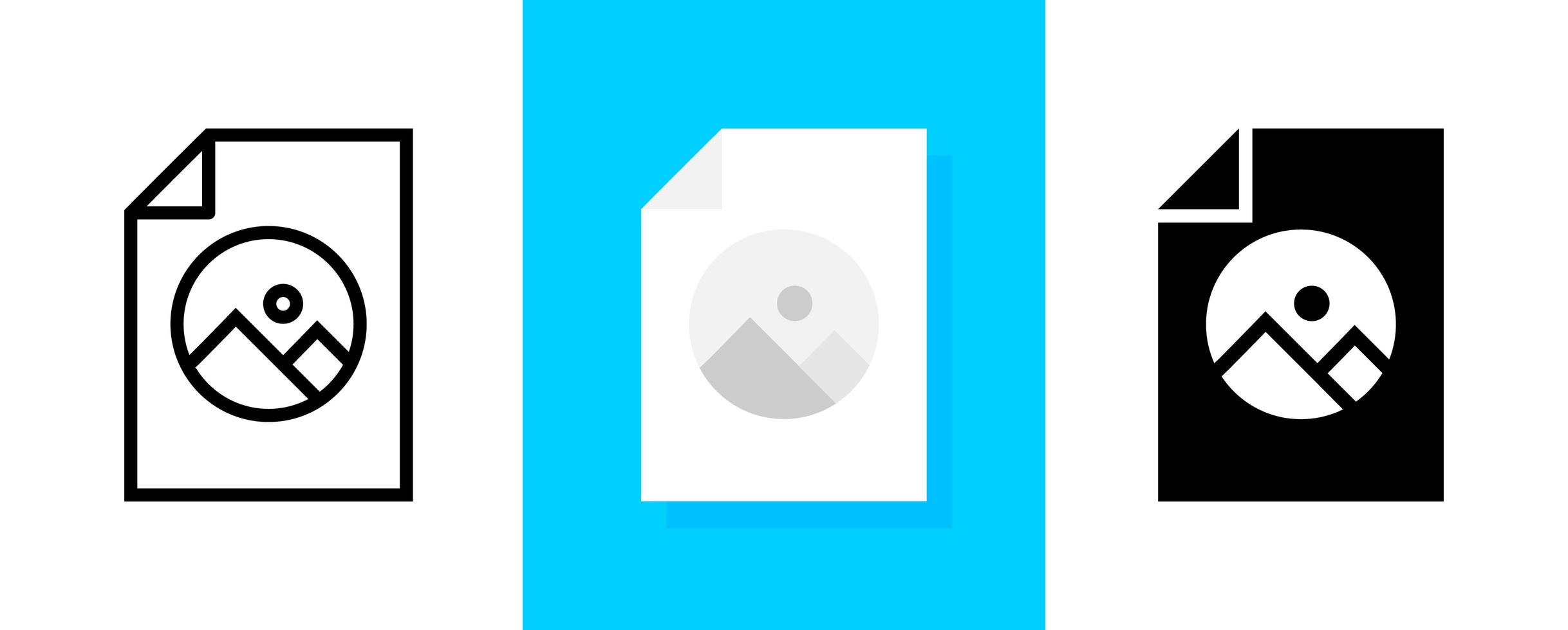 conjunto de iconos de almacenamiento de álbumes o imágenes y videos vector